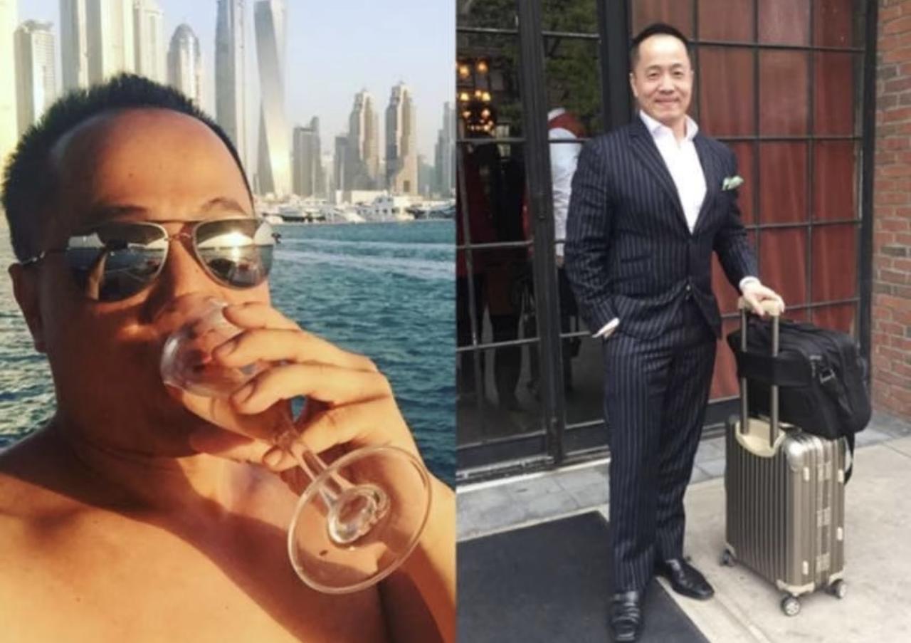 没想到西装笔挺出席全球财经活动、对外宣称手握24亿加密资产的华裔精英，和迪拜海边