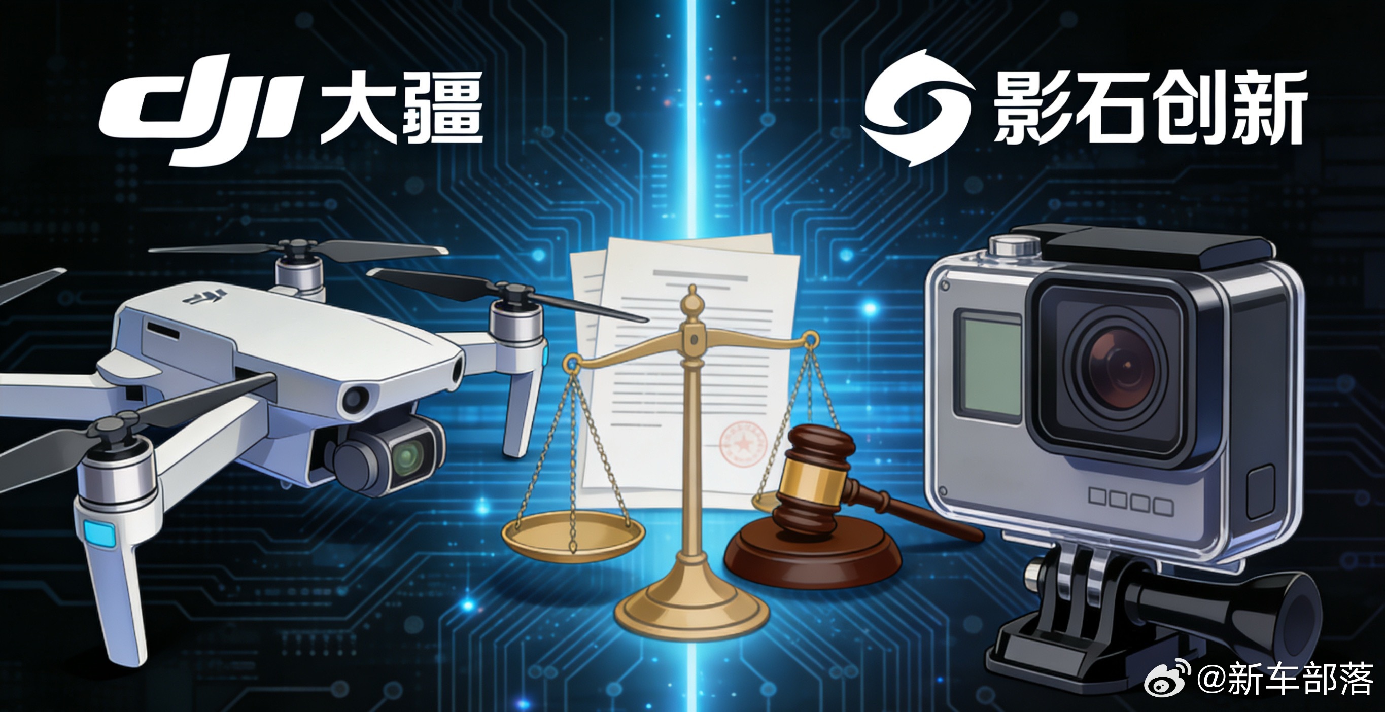 大疆起诉影石创新科技圈大事件！大疆首次在国内发起专利权属诉讼，正式起诉影石创新，