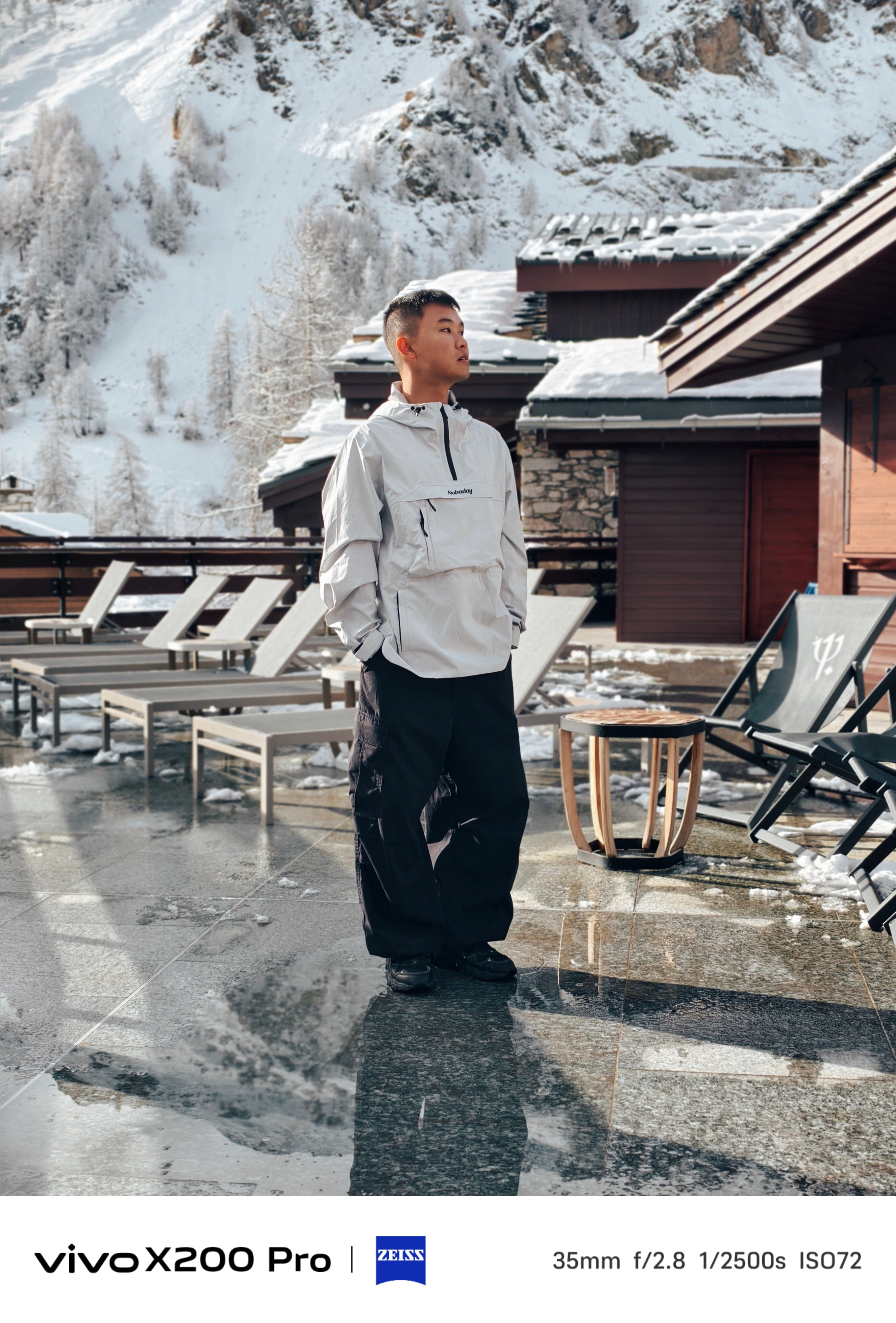 叠穿比厚穿更保暖。我这才两件薄速干，轻松hold住雪山[嘻嘻]那么问题来了…，图