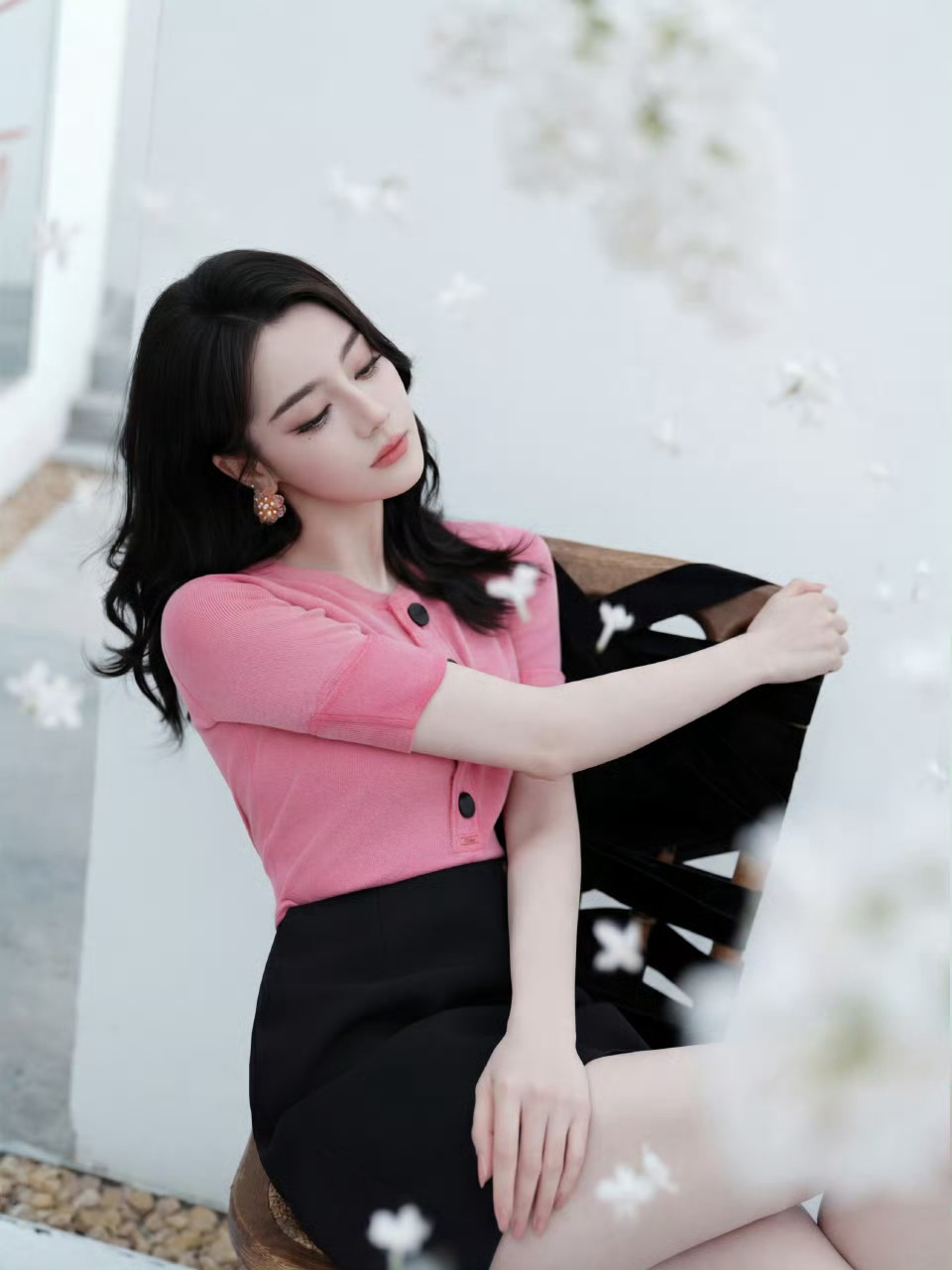 迪丽热巴陈飞宇合作不需要破冰迪丽热巴包臀裙搭配好美迪丽热巴