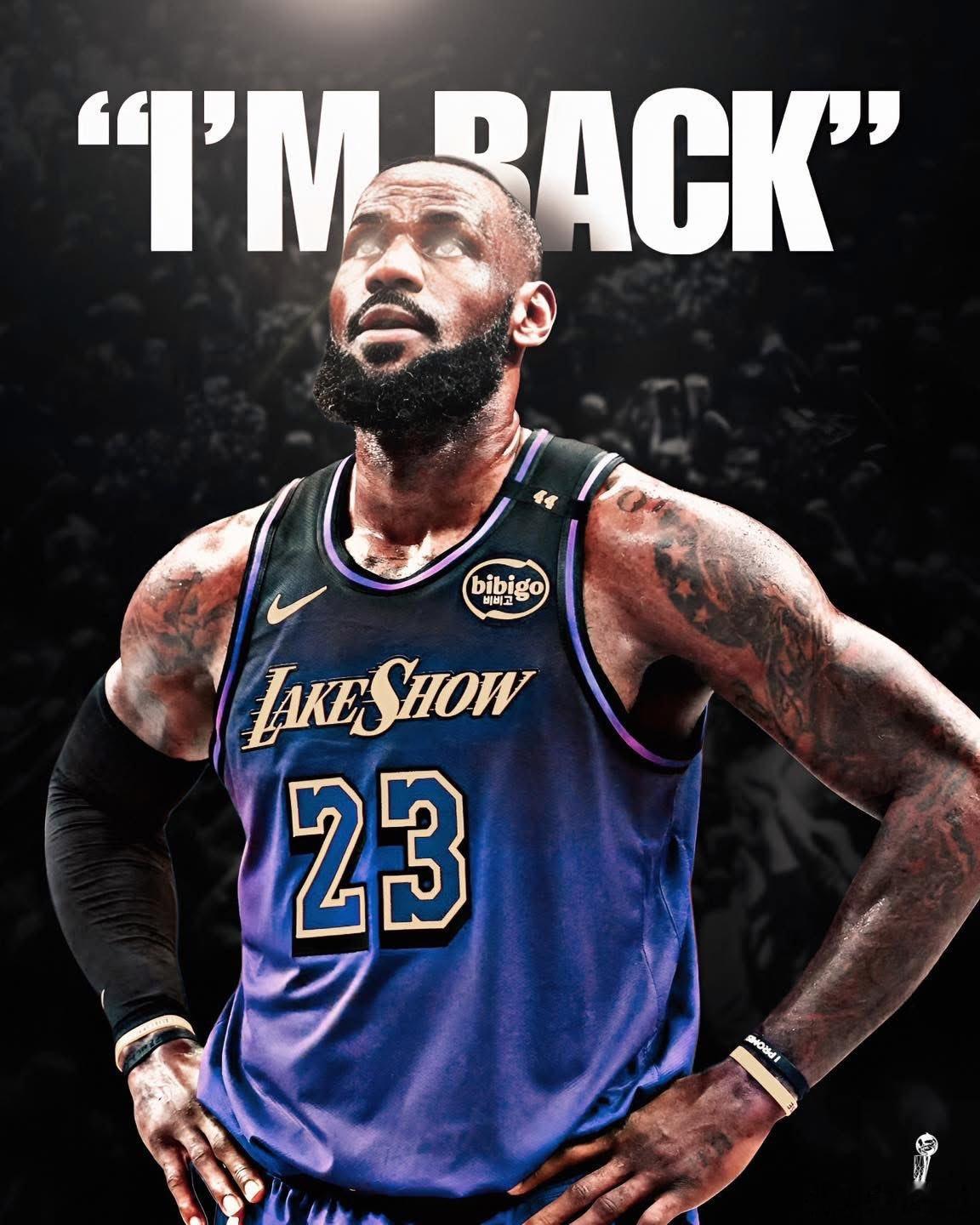 新赛季终于要来了！詹姆斯希望在今日迎来赛季首秀，将进行完整赛前训练！ 