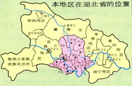 当年的荆州地区的管辖范围比现在的荆州市大得多
