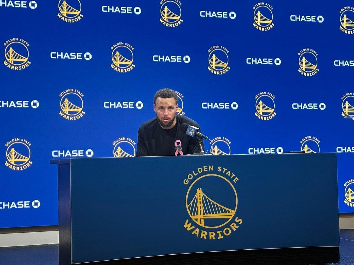 库里得了很严重的感冒，好几天了，而且赛后还在加剧，他不确定是否会参加周三在萨克拉