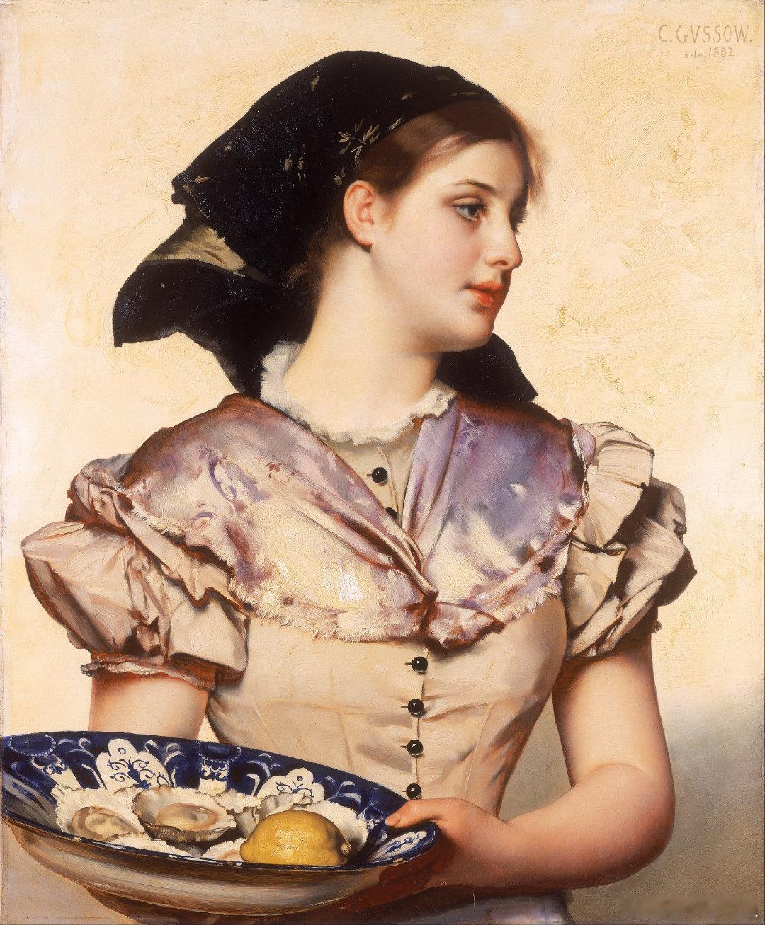 西洋历史文化鱼缸[超话] 德国画家Karl Gussow（1843-1907）1
