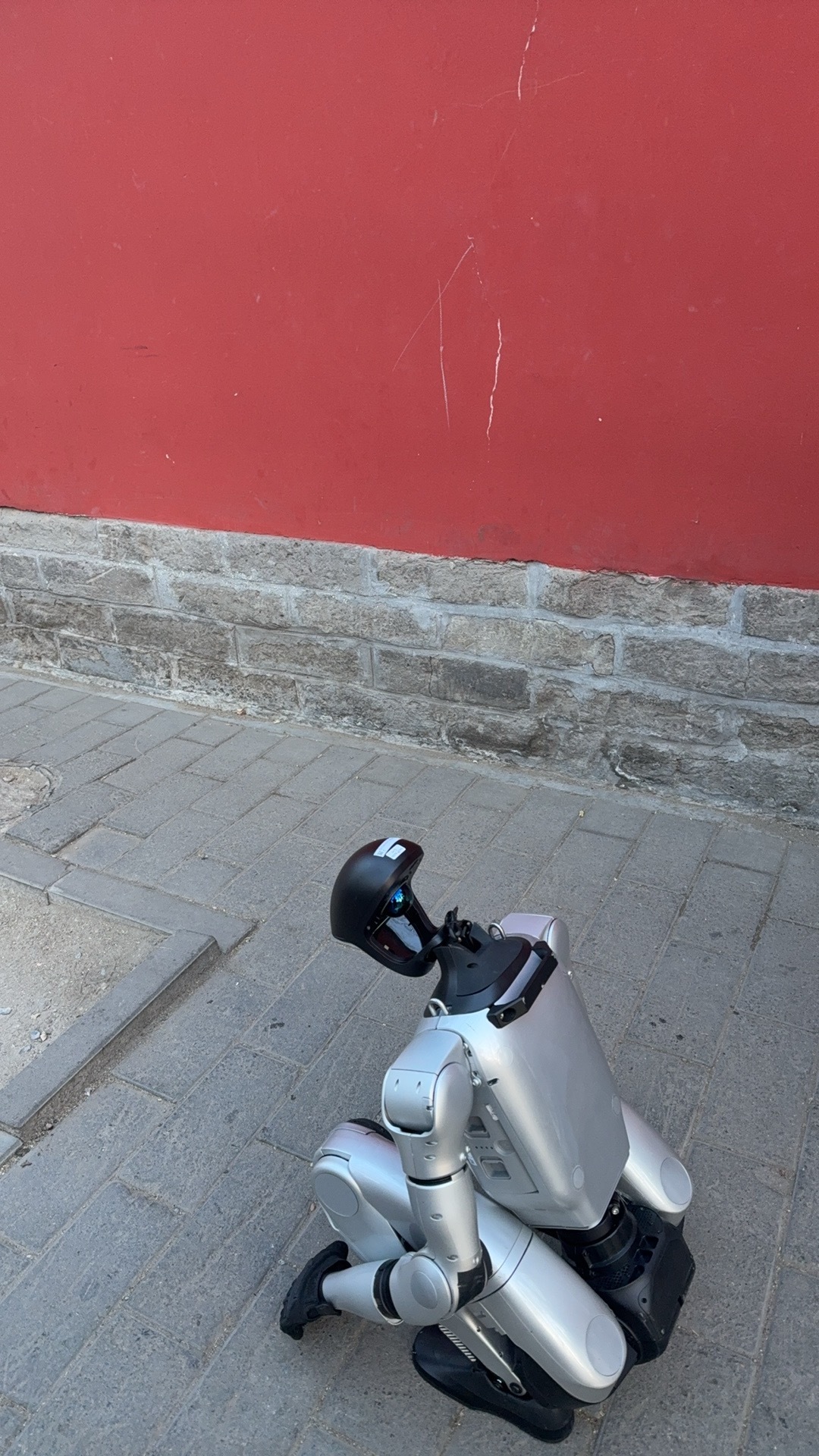 外国游客被雍和宫祈福机器人惊呆今年的腊八节真是很不一样，看到京东机器人去雍和宫门