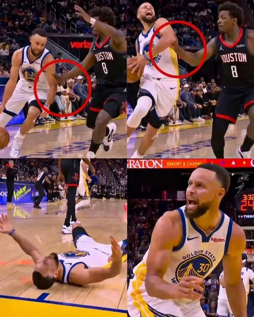 ➡还是那句话，没必要赢，不代表我赢不了nba吐槽大会勇士vs火箭金州勇士昨天，勇