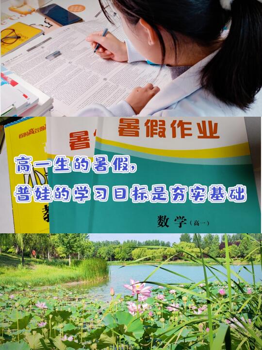 高一生的暑假规划，普娃最重要的是夯实基础