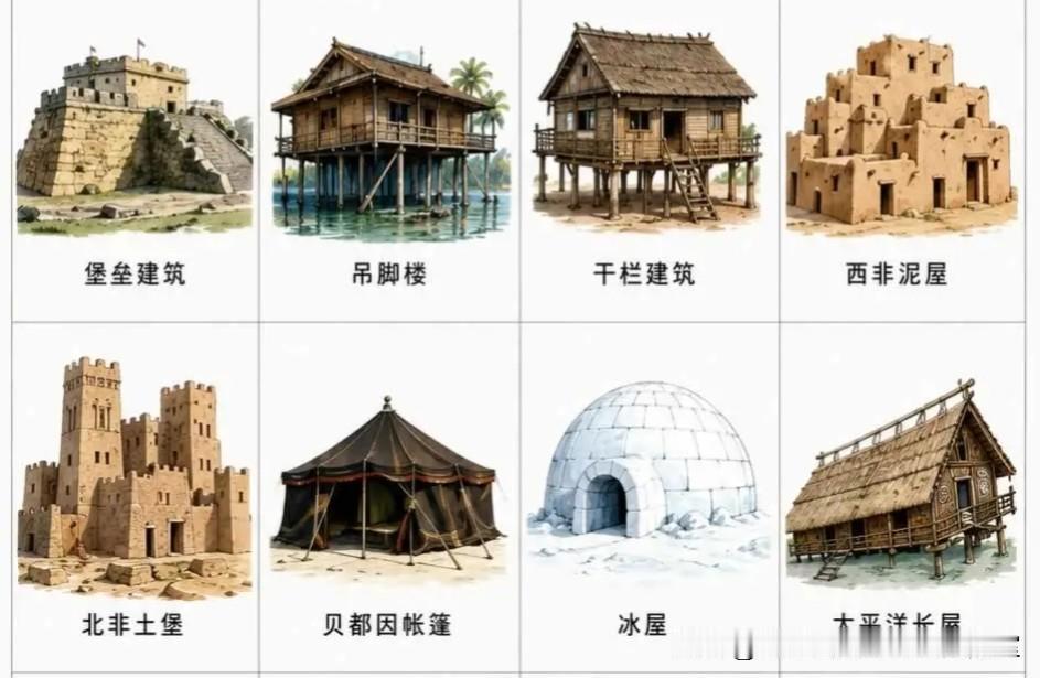 世界建筑风格图例〔其它拾页〕