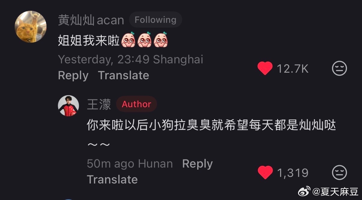 【濛灿】回复我们灿灿也有的！但…申请中译中