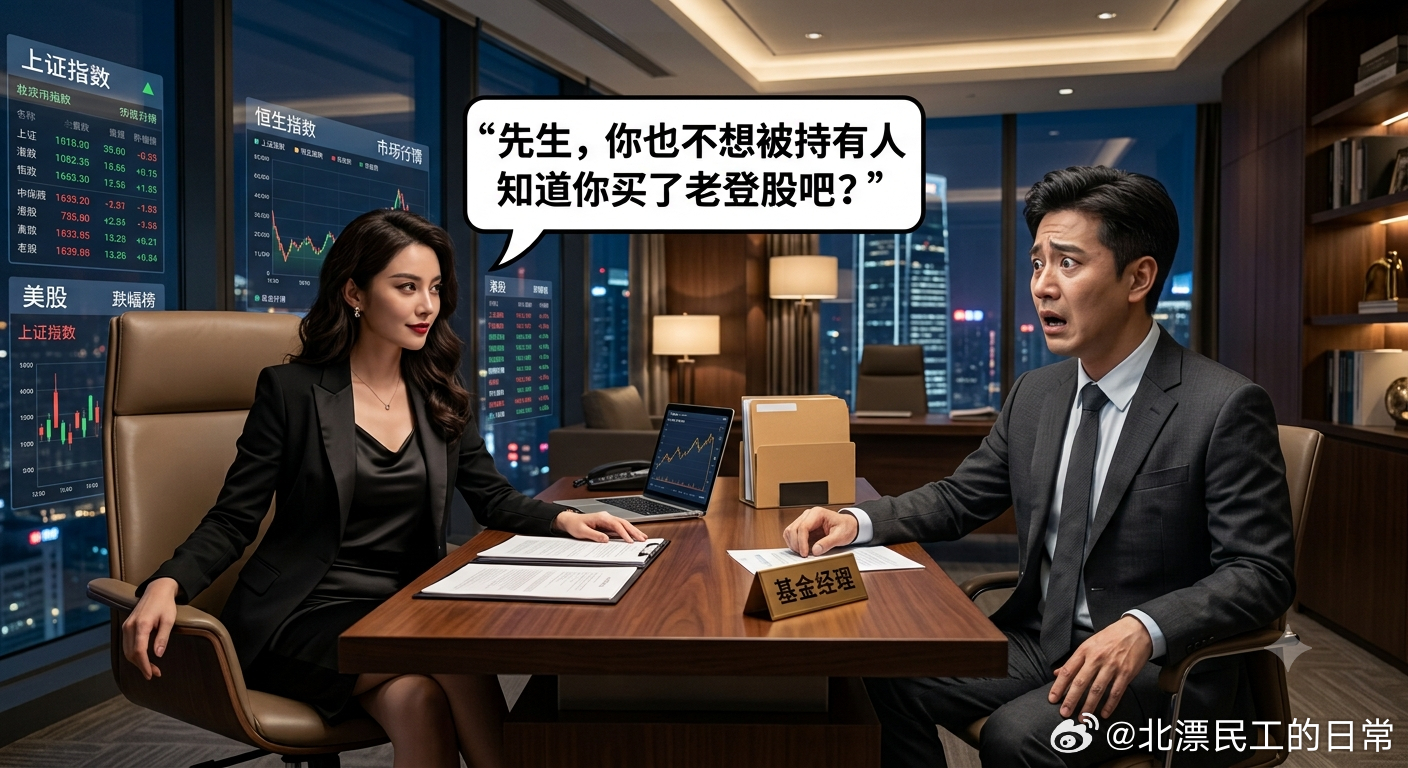 我昨天讲的是可能的，晚上开净值发现有之前重仓老登的基金经理今天是负的（按照一季报