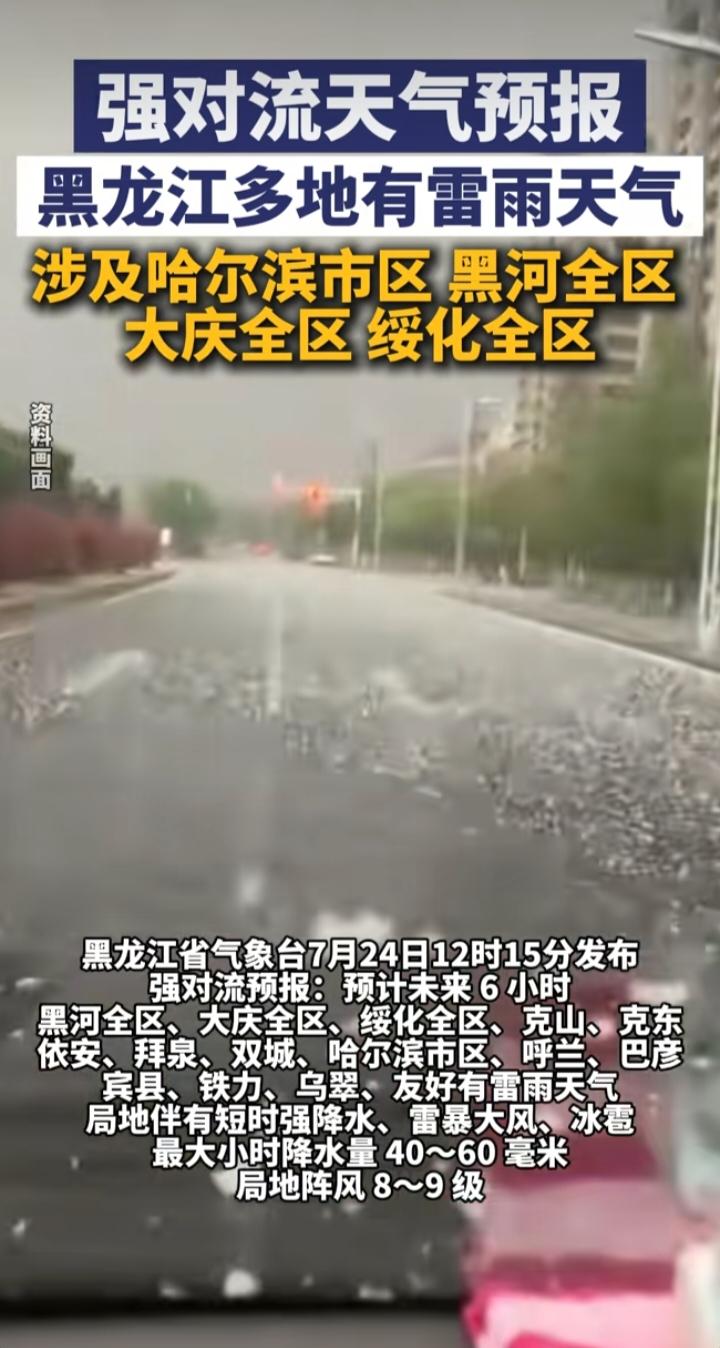 黑龙江多地迎强对流天气：雷雨+冰雹+9级阵风，这份出行保命指南请收好
 
前言