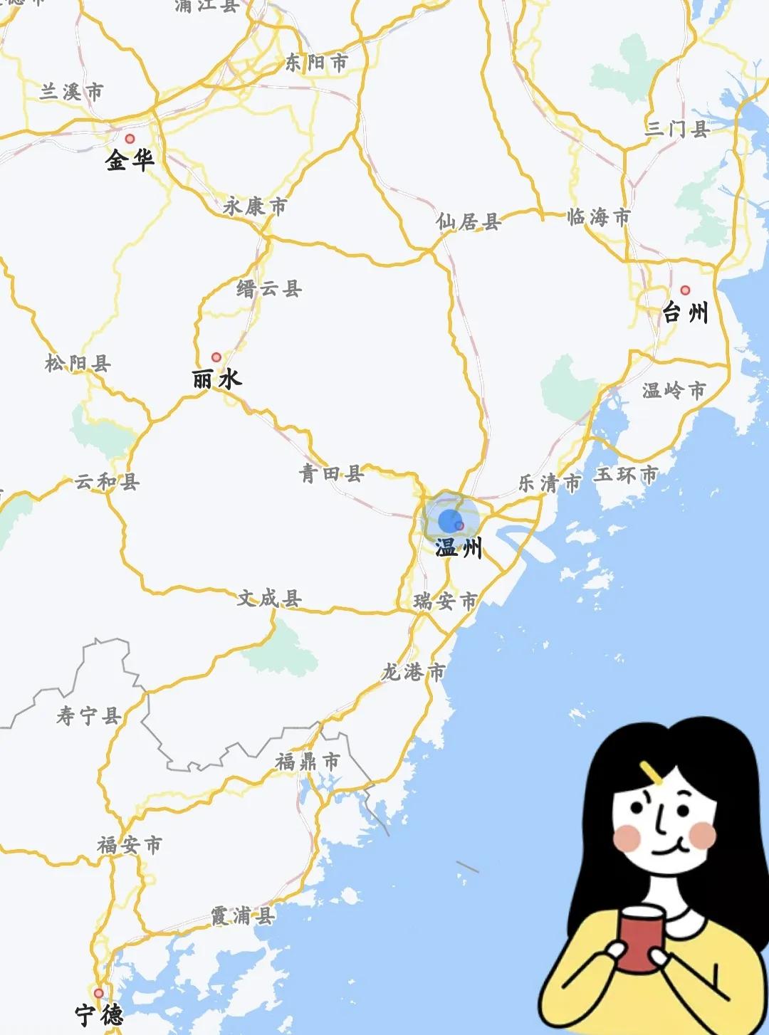 温州都市圈范围：温州市 台州市 丽水市 宁德市