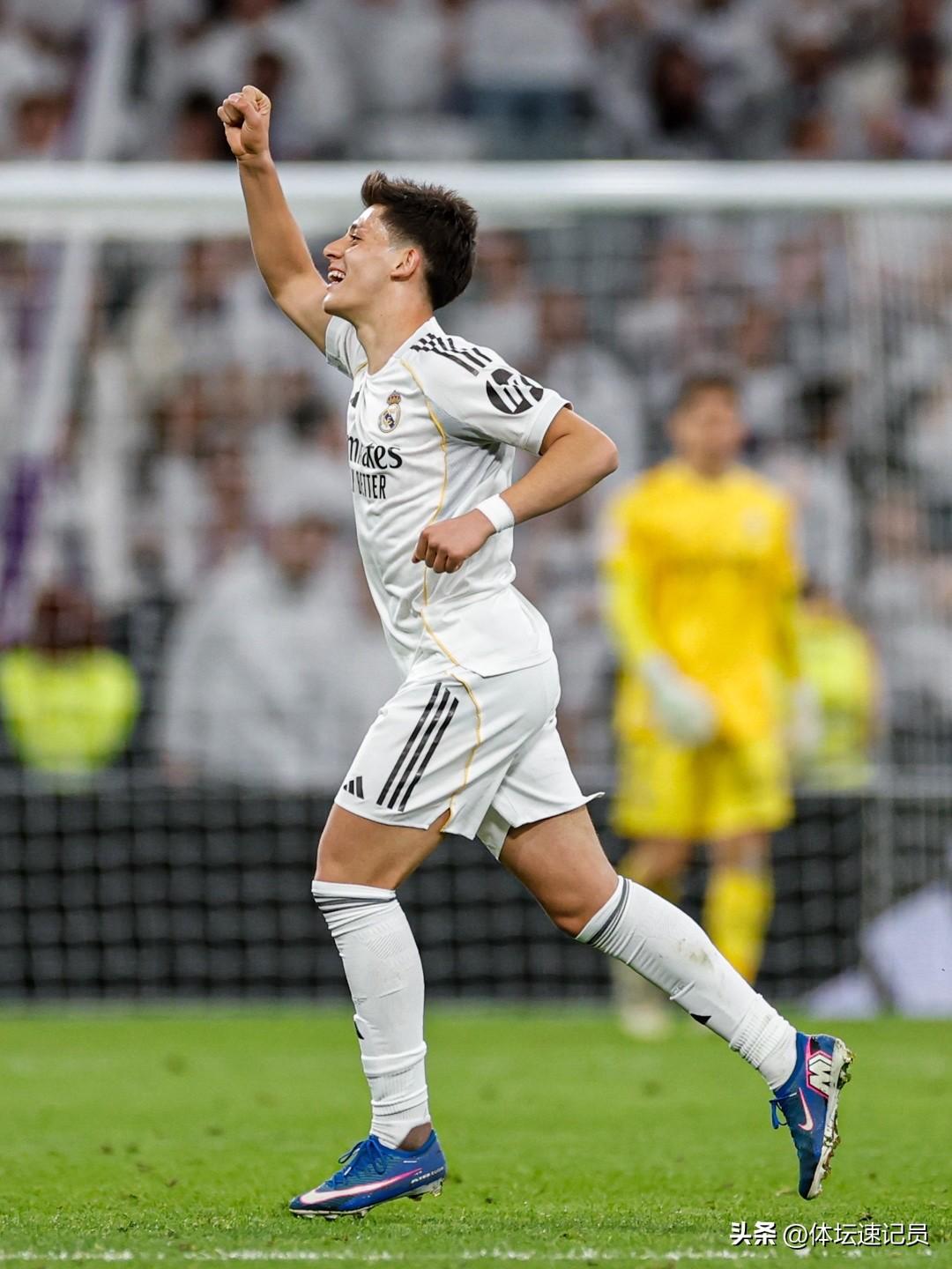 居莱尔追平了西甲最远进球纪录——68米！

在今天凌晨，居莱尔代表皇家马德里出战