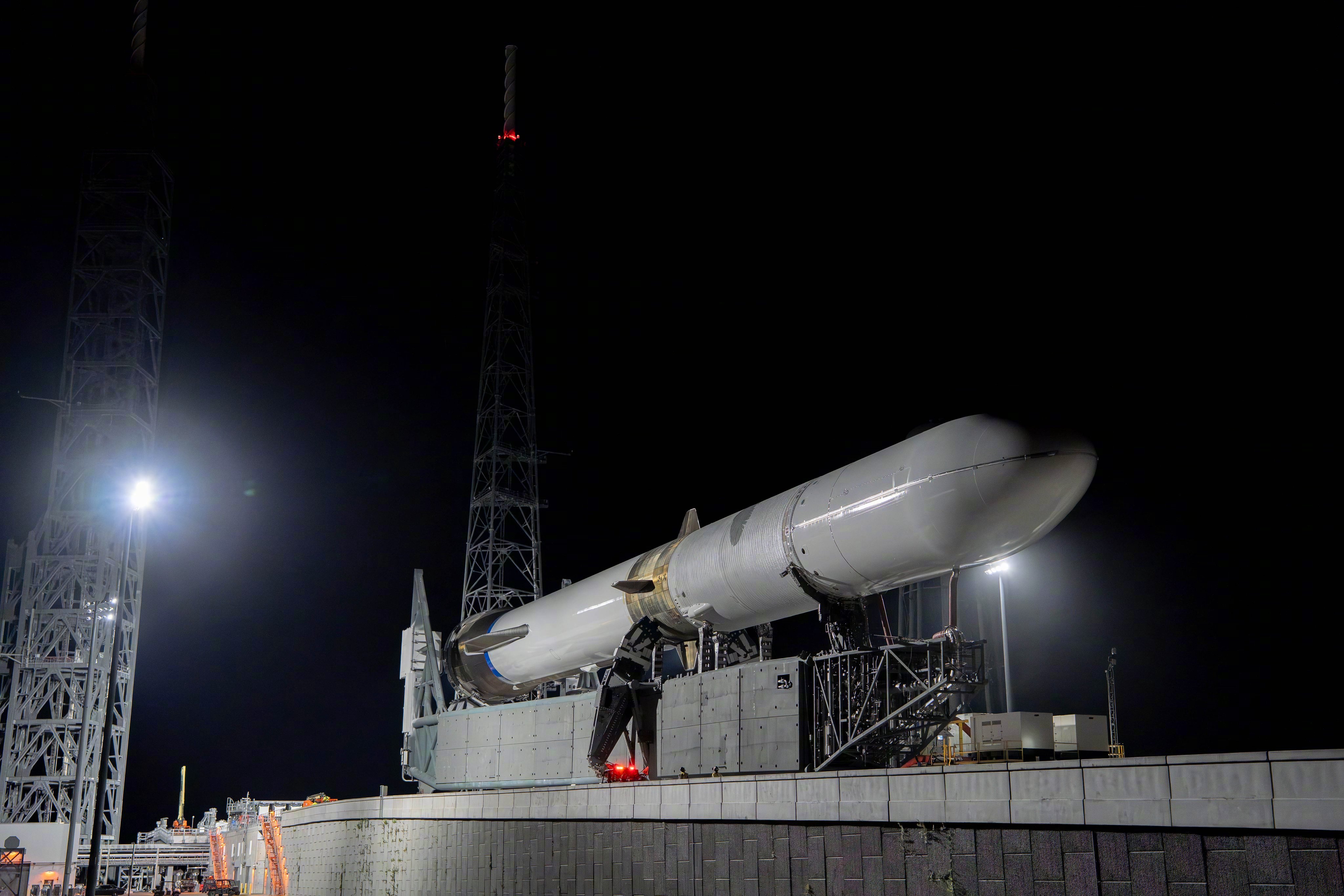 新格伦火箭（New Glenn）的第二次发射就要到来，目前NG-2已抵达发射台，