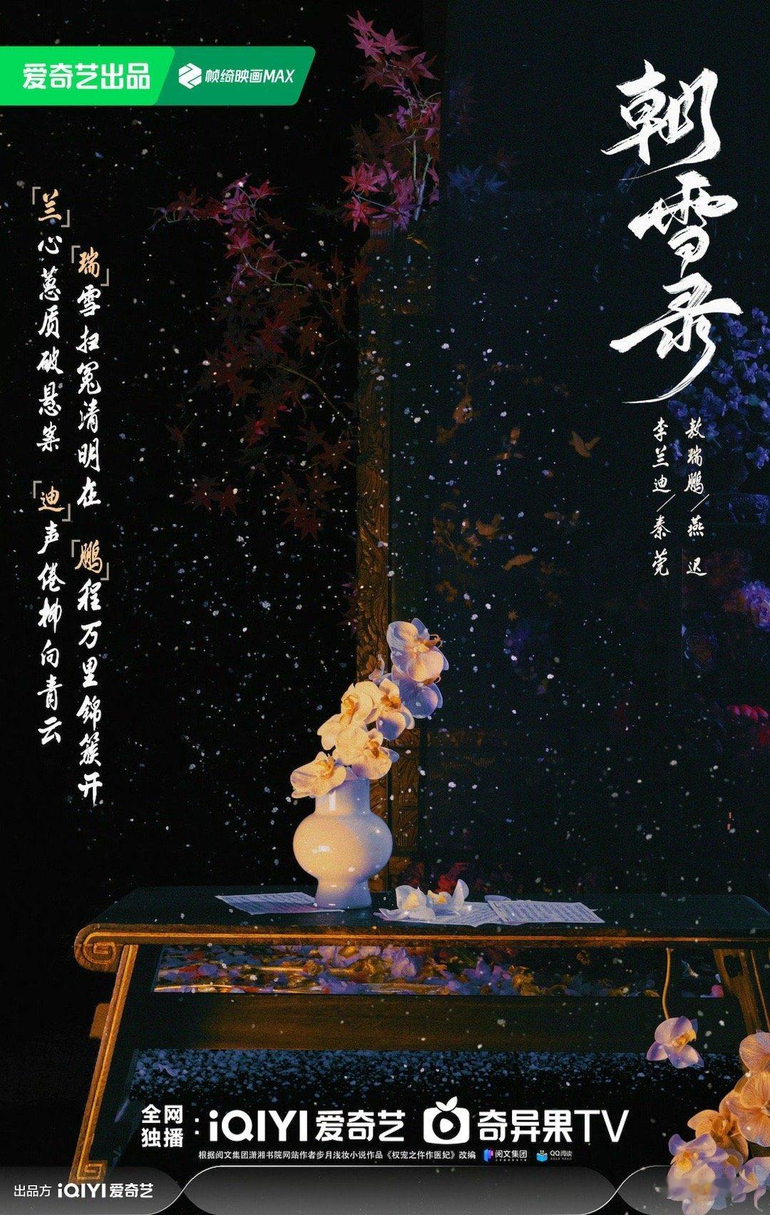 《朝雪录》官宣啦！！李兰迪演女仵作秦莞，一双巧手救死扶伤，我们兰迪确实适合这种又
