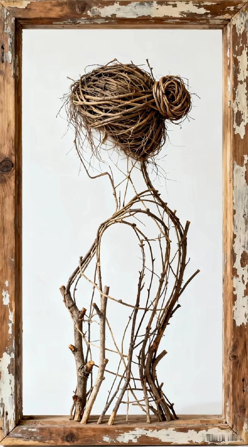 什么是艺术？这就是答案，
只能当柴火的料，却能摆出了国色天香。就如普通的土豆，却