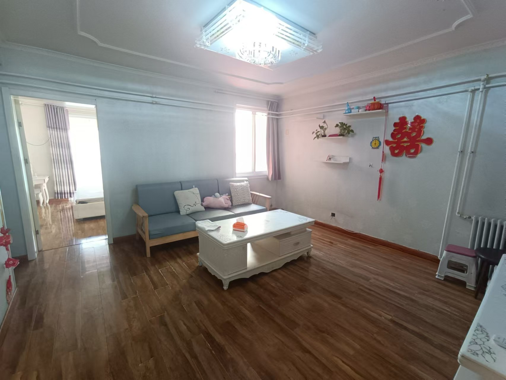 洛阳市涧西区23号院二室二厅双气学区房出租（临近上海市场，临地铁站，旁边就是东方