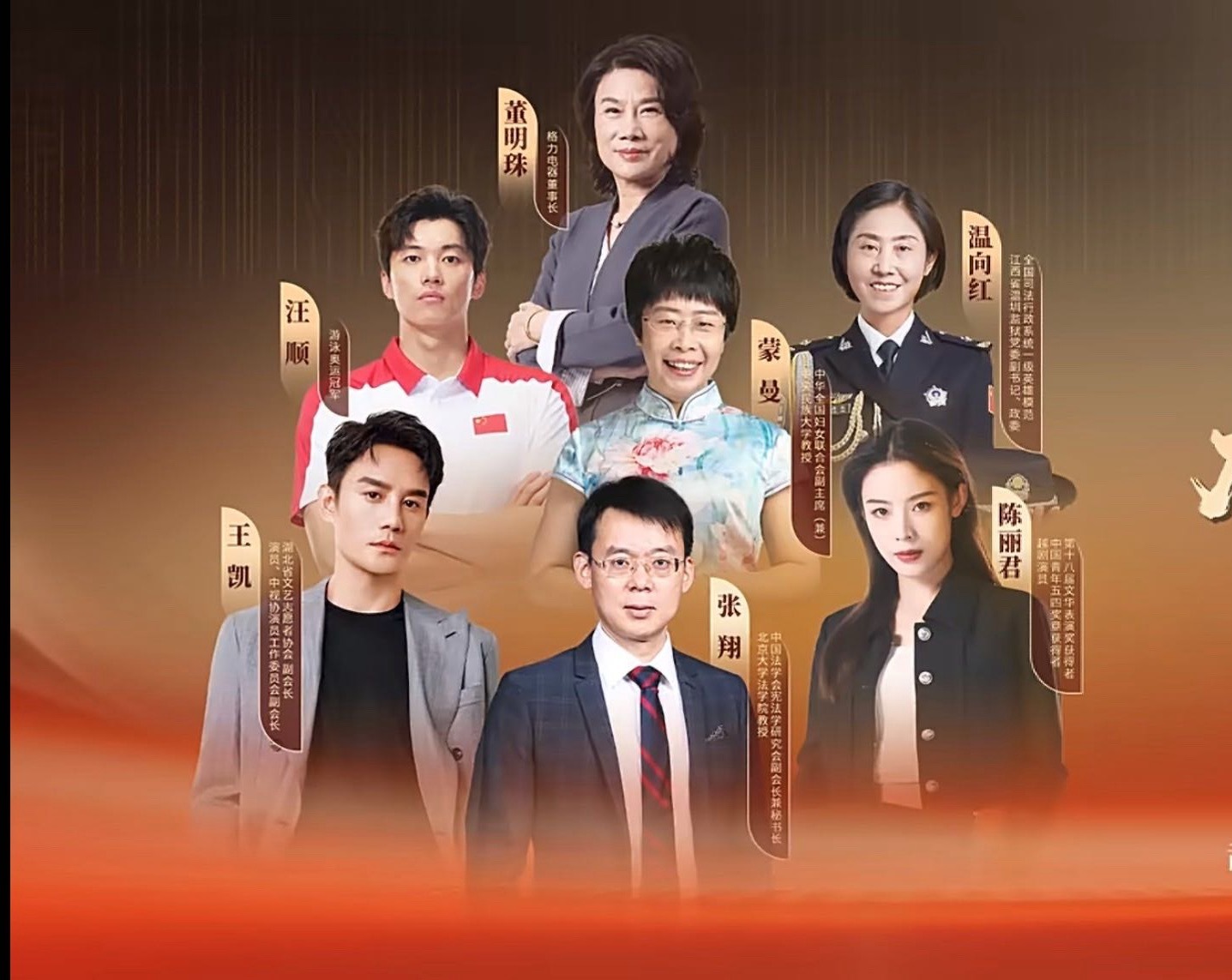 这个阵容里有我们顺顺🥺完全就是各行各业优秀代表吧赘赘的好安心汪顺 2025大家