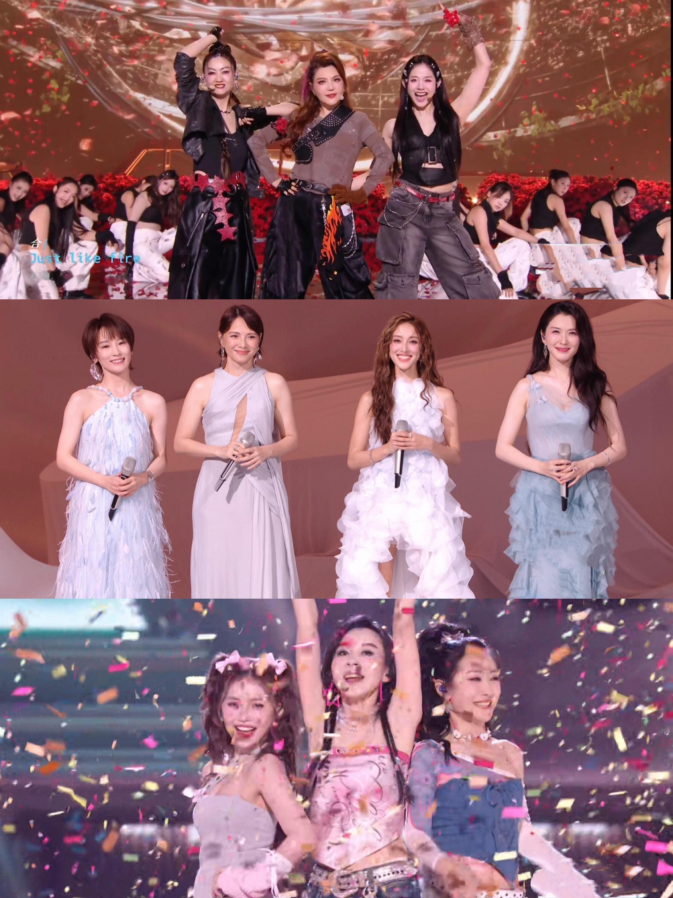 浪姐下半场公演，李小冉团的《心愿便利贴》，被指呈现出幼儿园汇演水平，却战胜了庄法