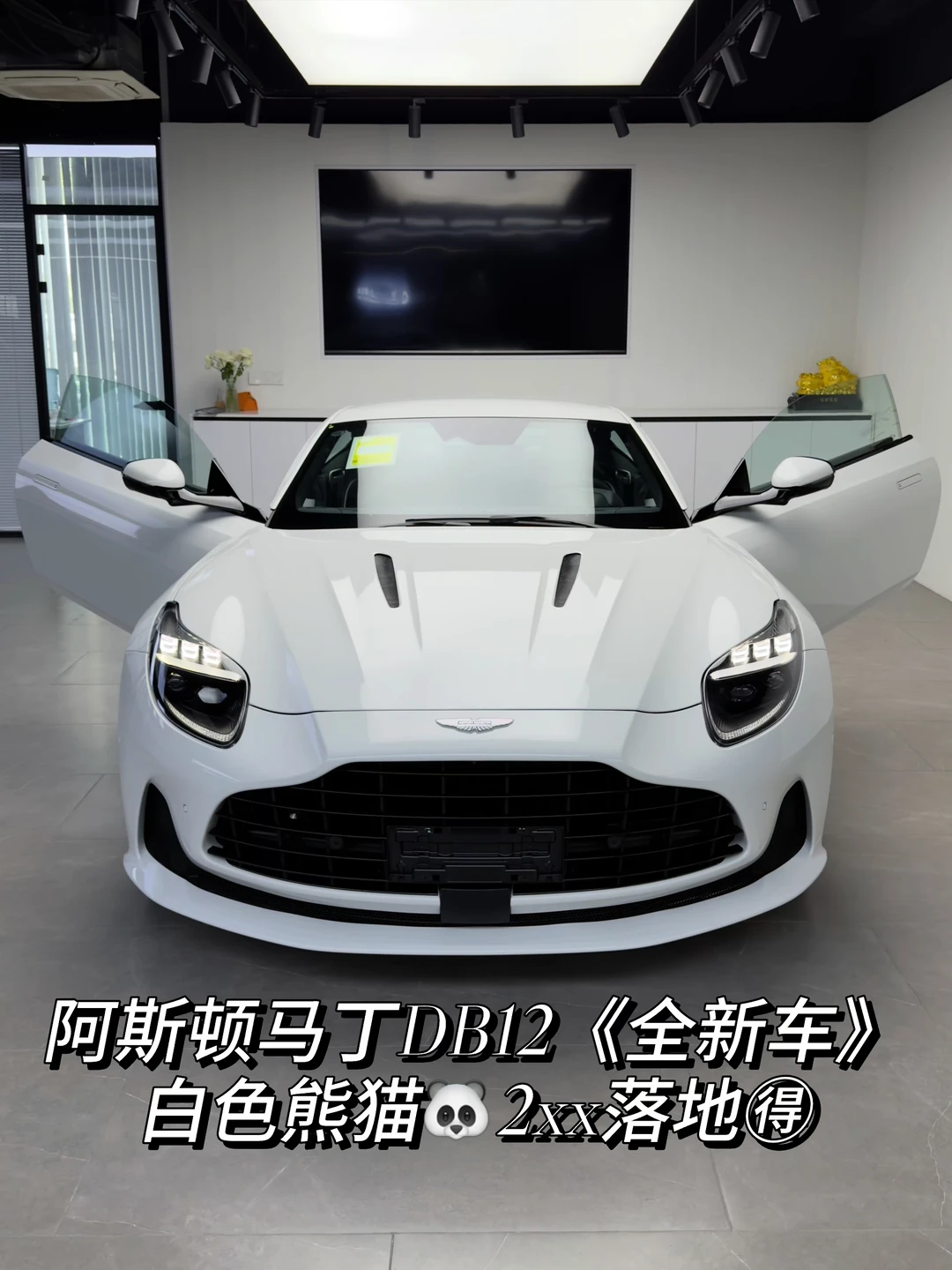 白武士⚪️阿斯顿马丁DB12 白色熊猫🐼