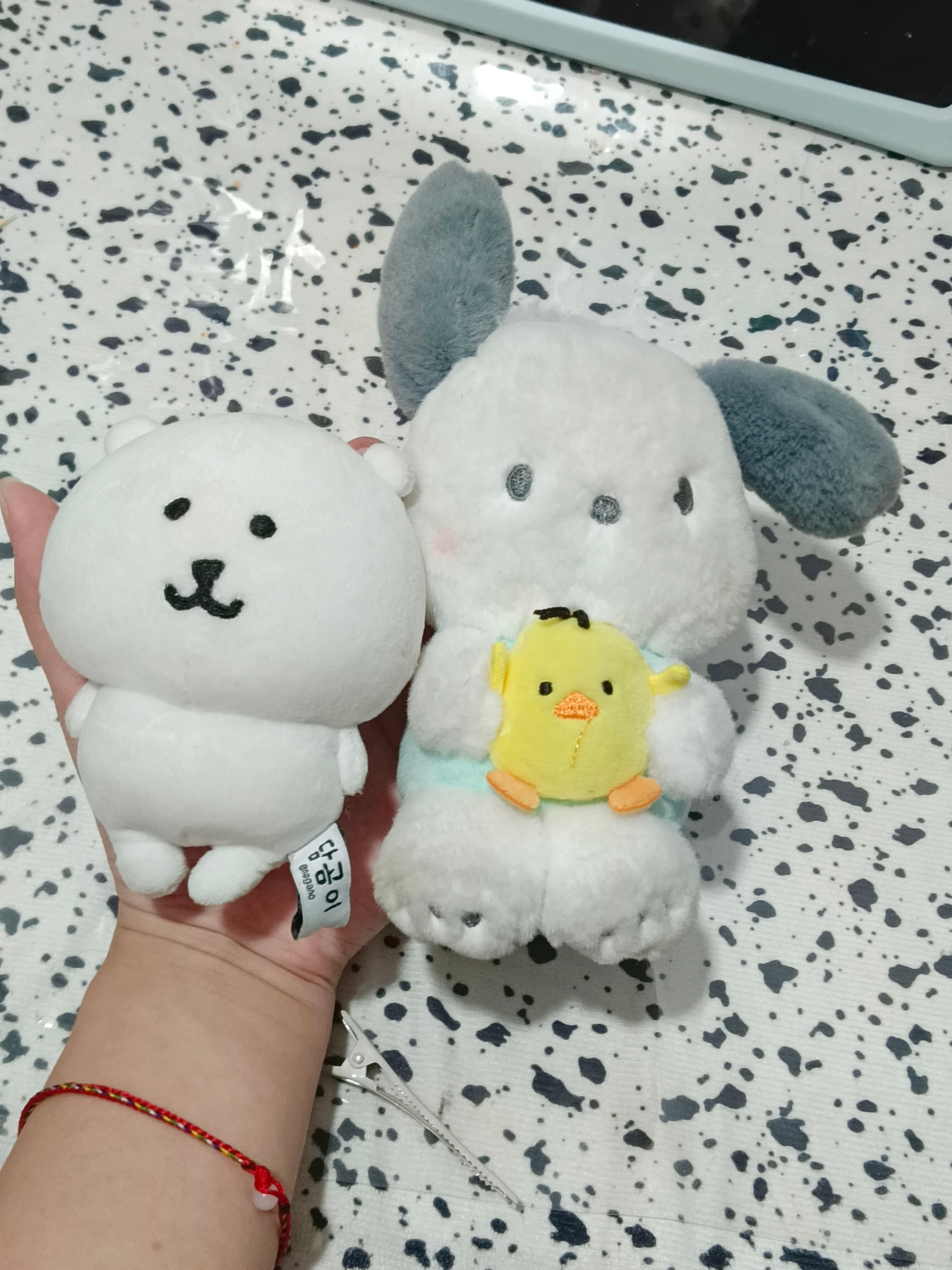 给这俩陪我上学的小宝贝洗个澡🛀 