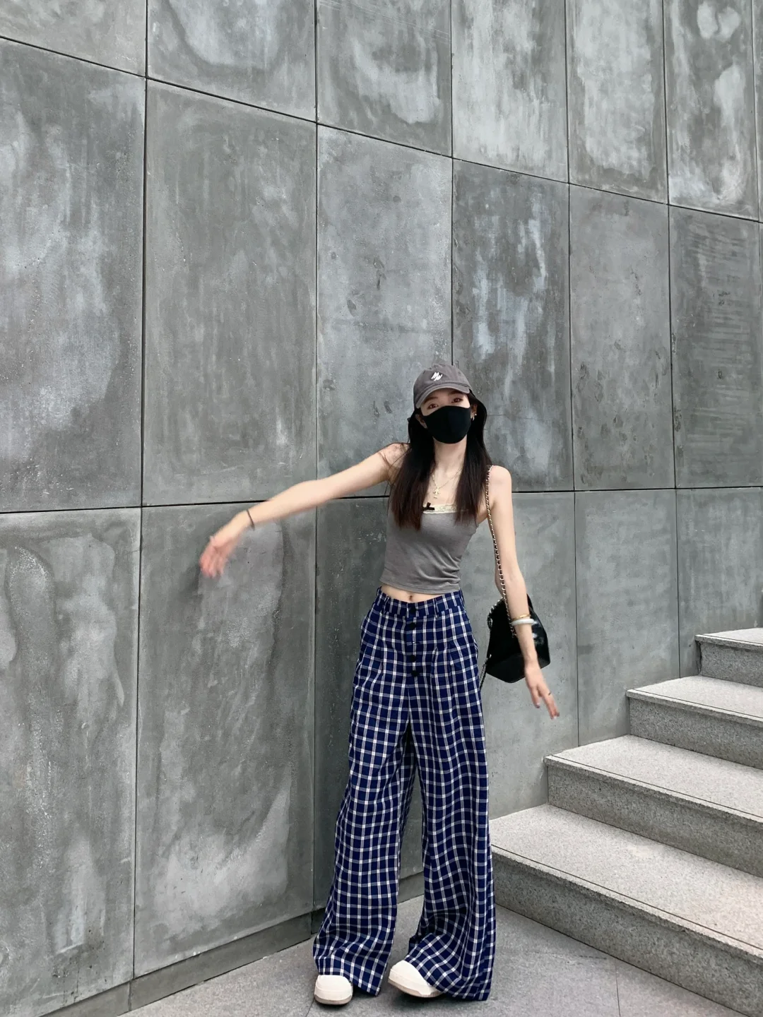 这一身真的好韩诶！