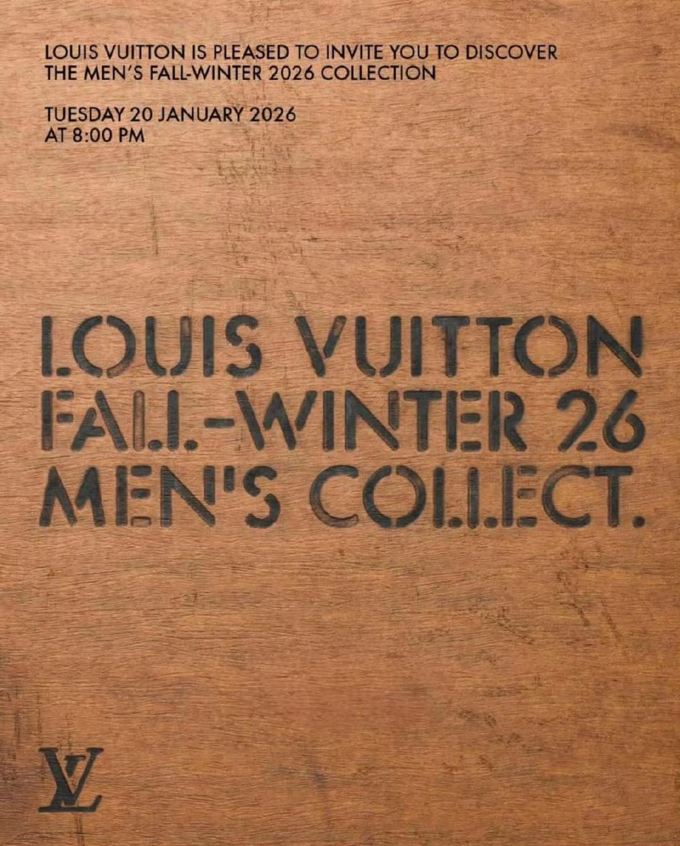 路易威登品牌大使徐明浩即将亮相LVMenFW26秋冬男装大秀✨北京时间：1月21