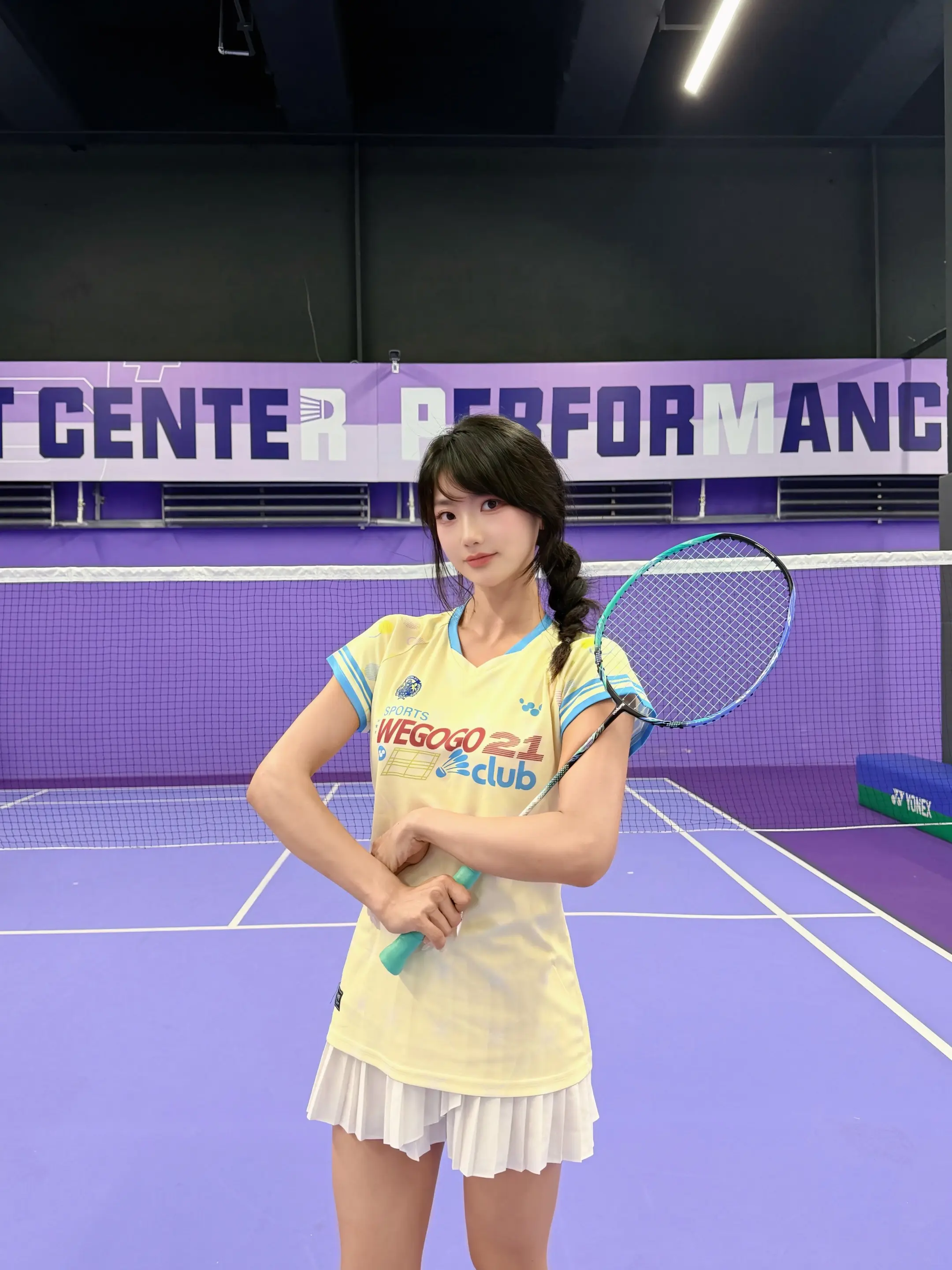 我每天都忙着打球 真没空跟你闹了🏸。🏸