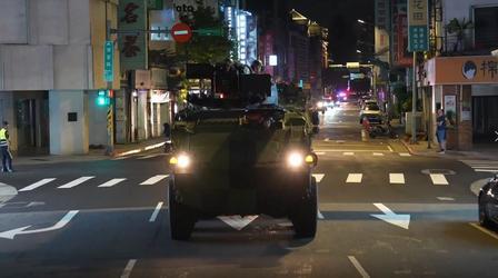 汉光42号军演正式开启当晚，赖清德完成上任后首次参演操作，全程参与台军针对台湾地