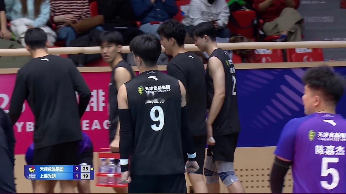 2025-2026中国男排超级联赛A级第三轮天津食品集团vs上海光明第三局：25