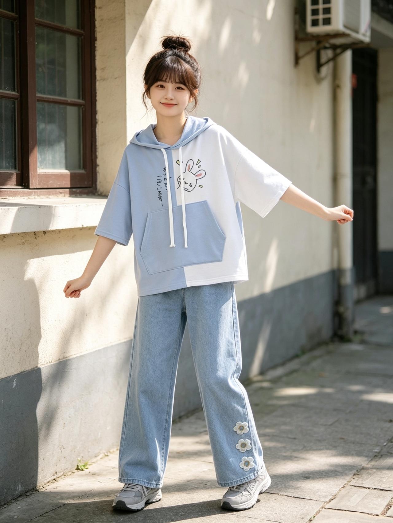 元气少女穿搭指南🌞👕👖👟小个子女生如何选择穿搭？
