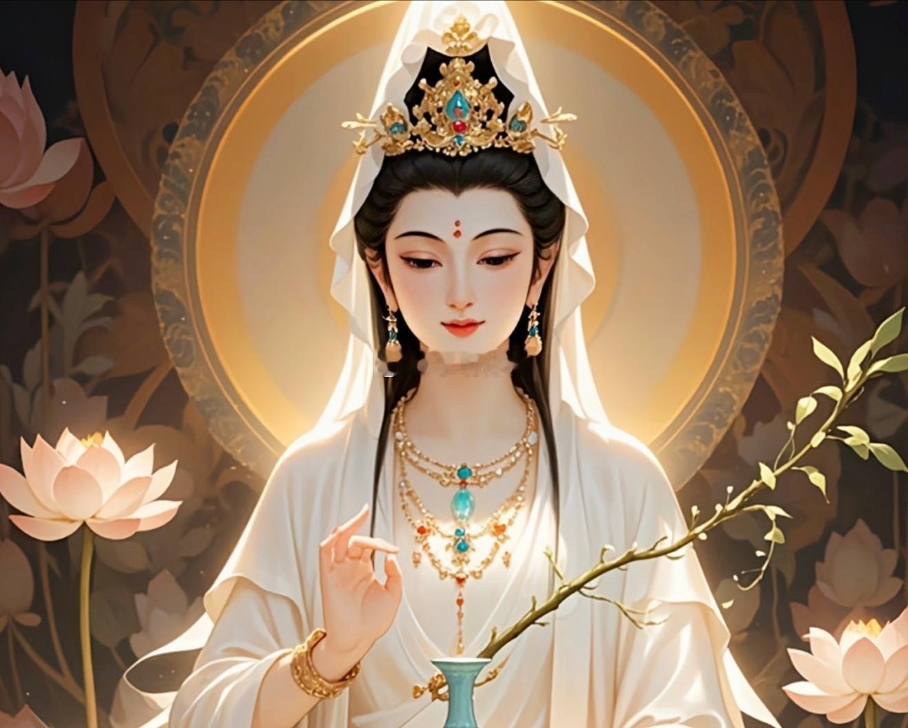 点赞这个观世音你一辈子顺顺利利 ​​​