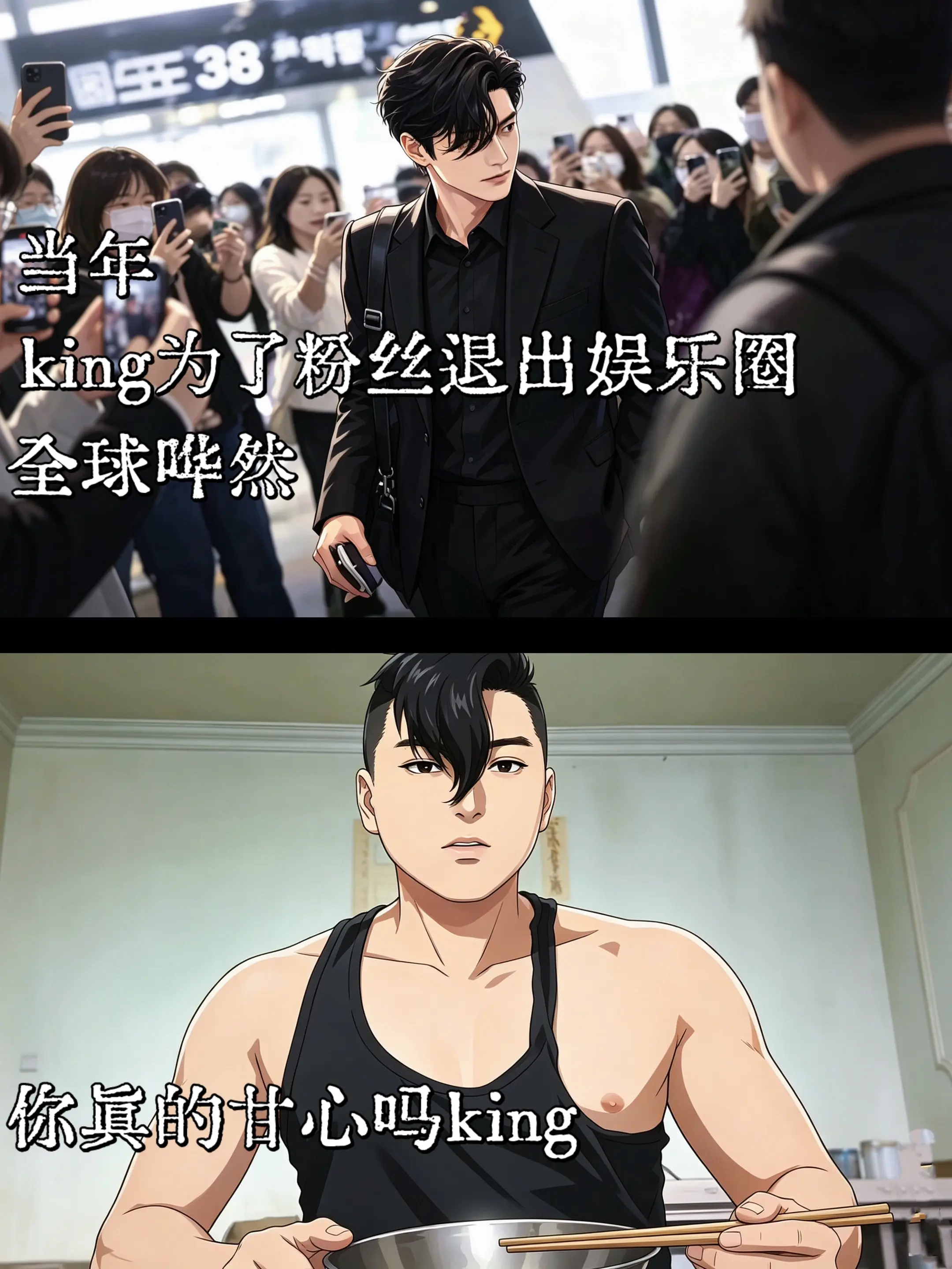 王给我的感觉 至今内娱无人能比。