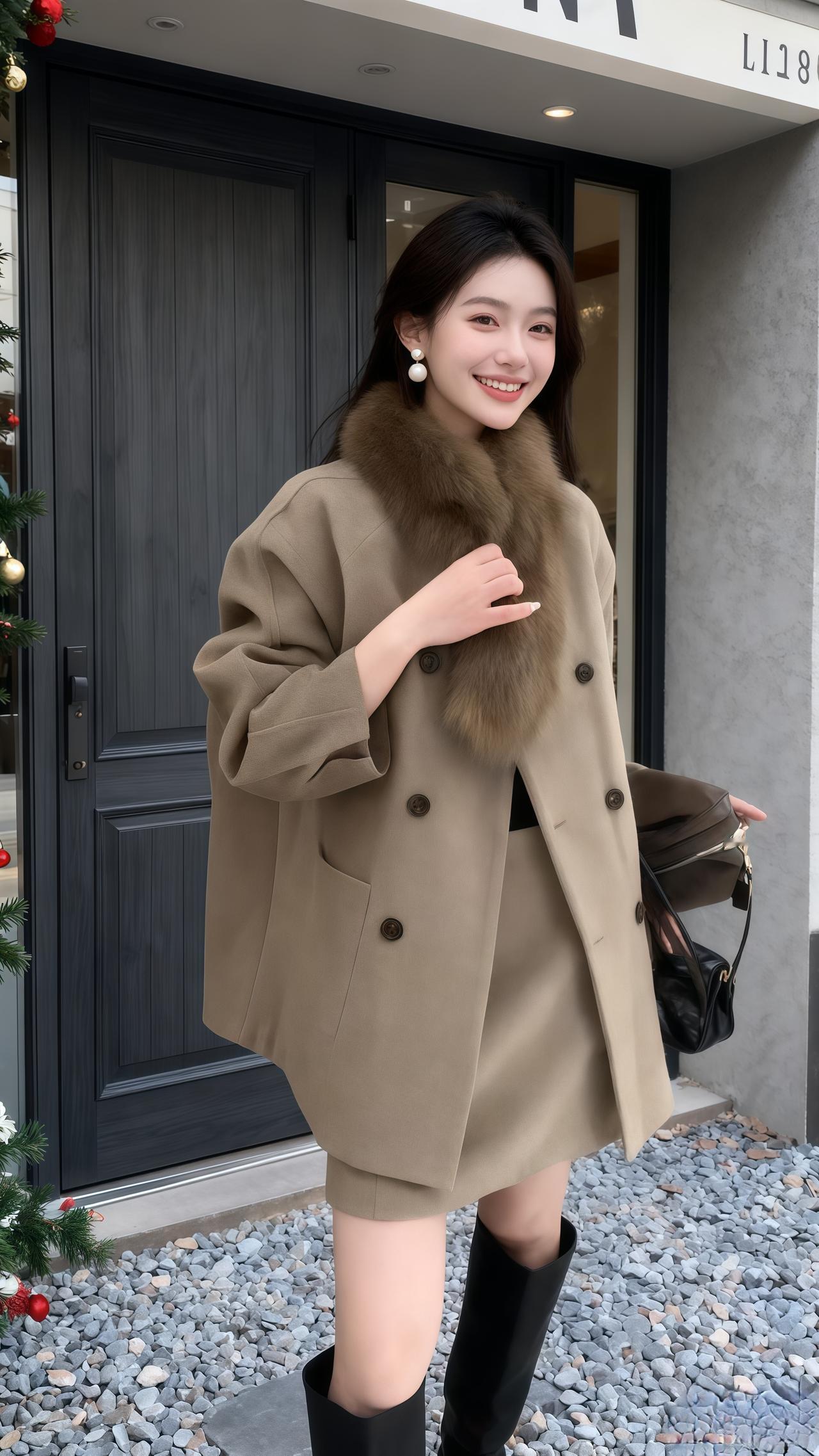 今天穿什么 韩系穿搭 冬季穿搭 穿搭 新衣服