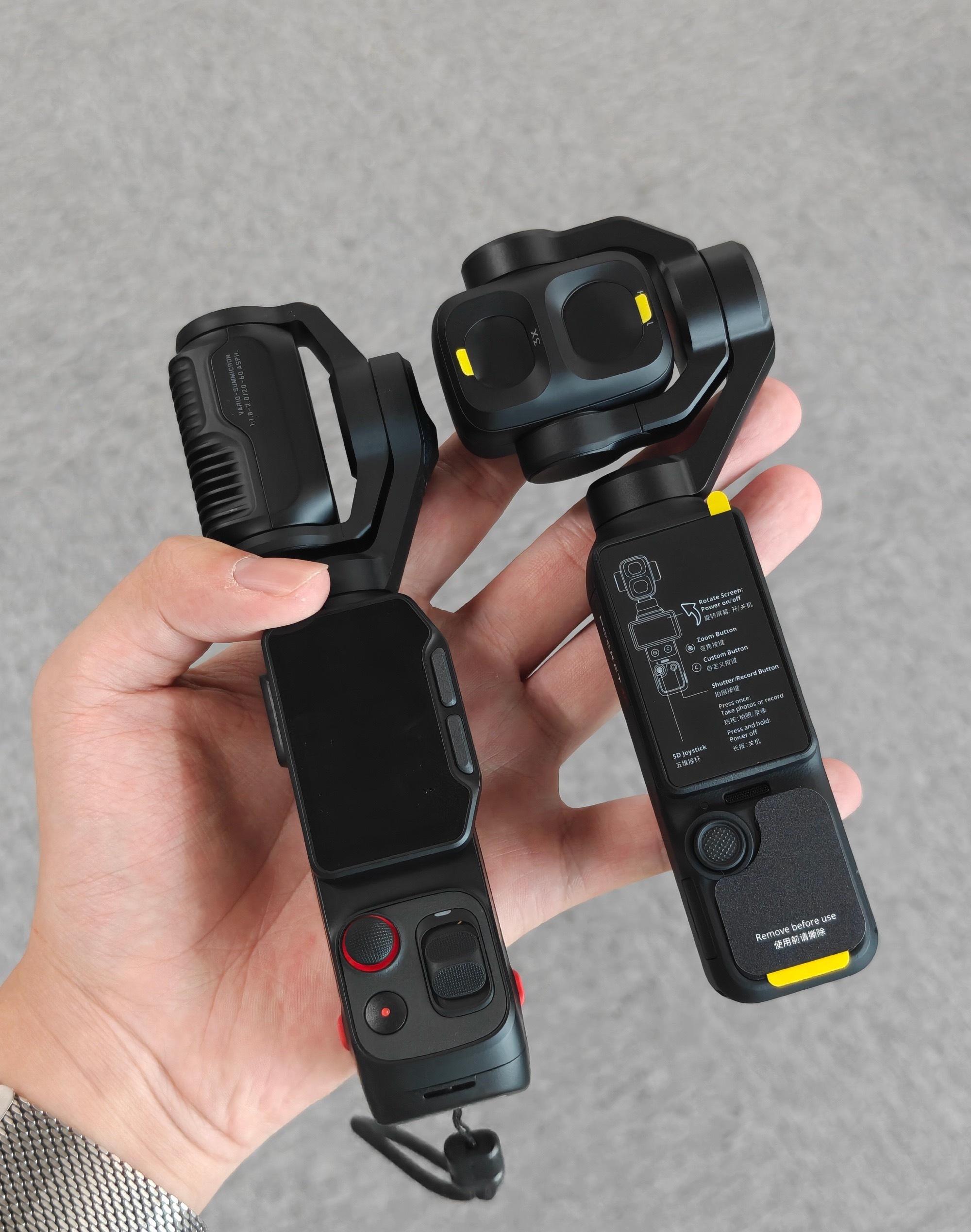 大疆Pocket4P跟影石Luna直观对比⬇️ 