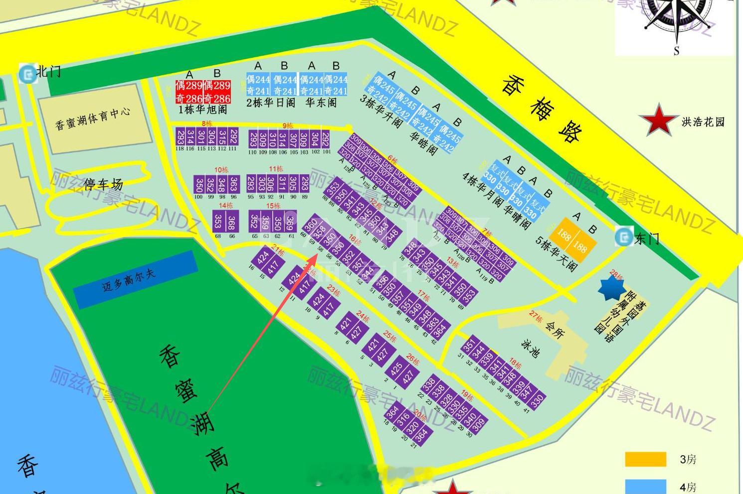 香蜜湖一号御园58号别墅350平，1.28亿成交。 深圳