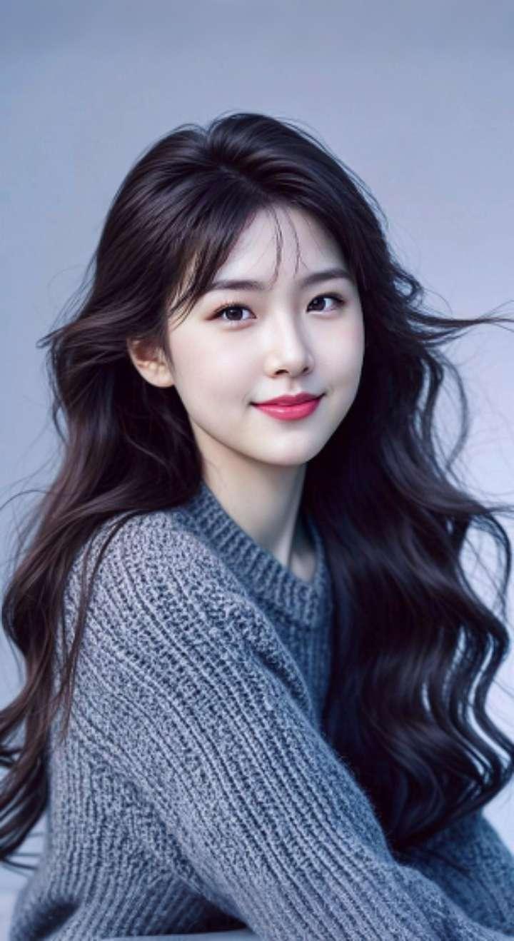 AI扩图 AI墨韵佳人