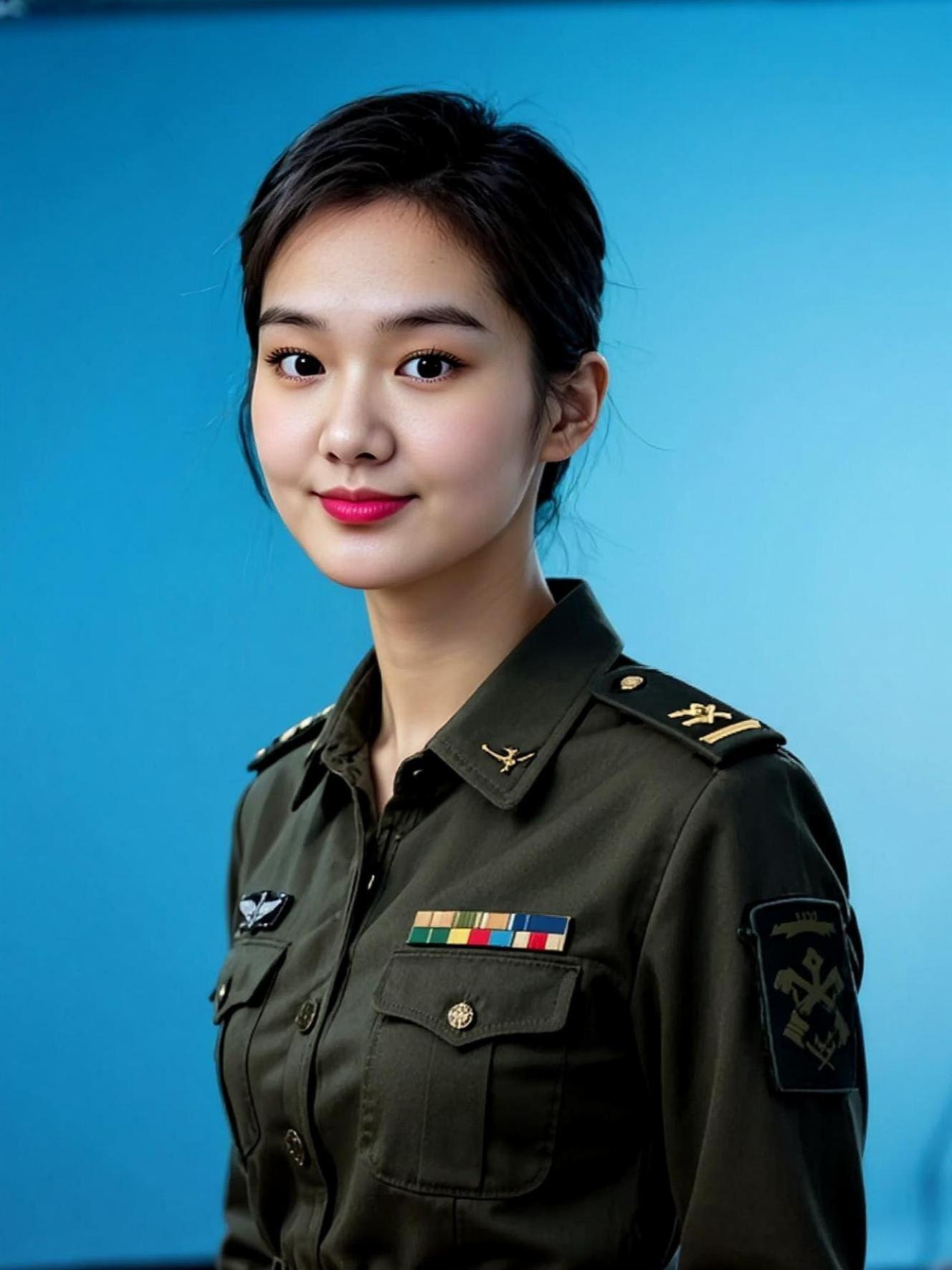 AI军装证件照