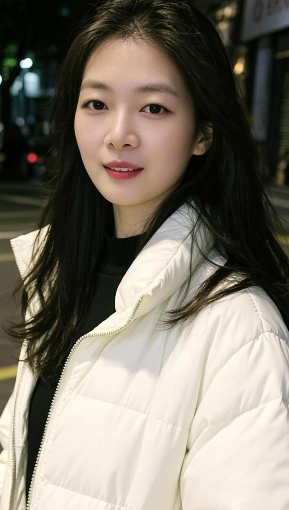 AI冬夜街拍 气质美女 时尚气质穿搭 我要上热门抖音ai创作