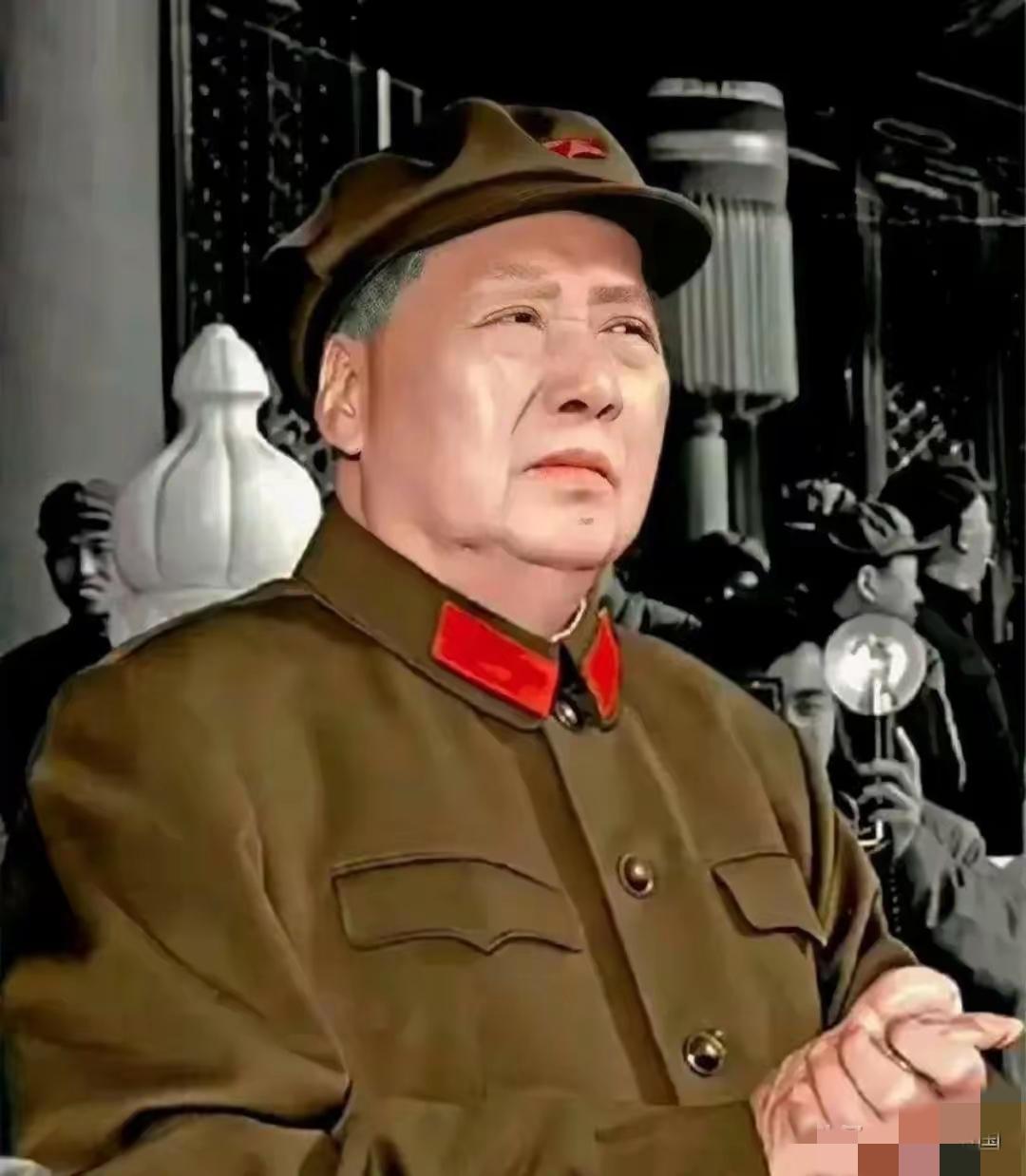 “我们的军队一向就有两条方针：第一，对敌人要狠，要压倒他，要消灭他。第二，对自己