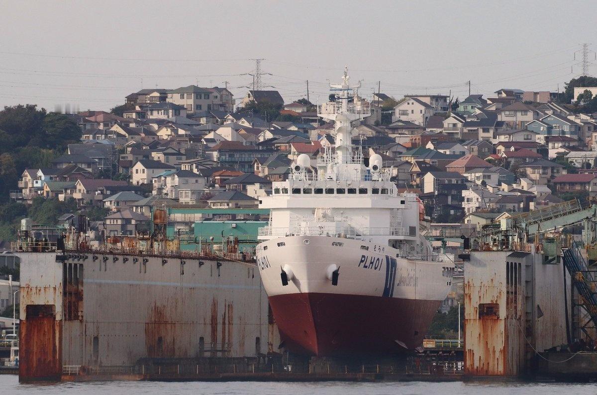 飞扬军事 日本海上保安庁“宗谷”号破冰巡视船将于11月4日前往北九州的拆解场地。