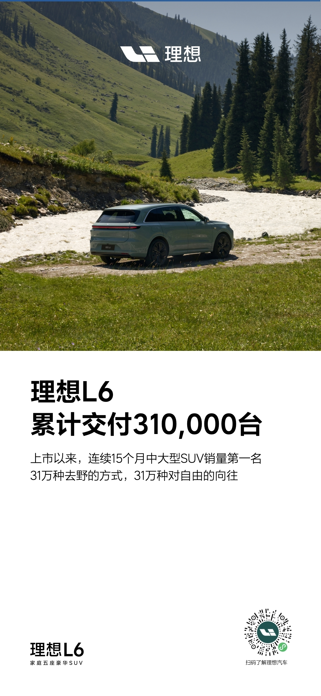 什么叫忙到忘乎所以？忘了理想L6累计交付已经达成了31万辆就是...其实这周一开