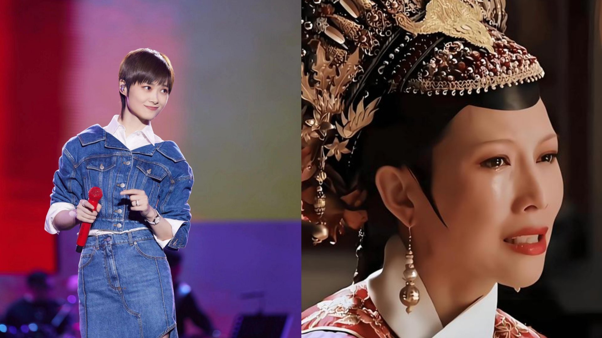 曝2位知名女星红毯争压轴不下车 c姓港台女生，演过皇后？？L姓内地女星，以舞台出