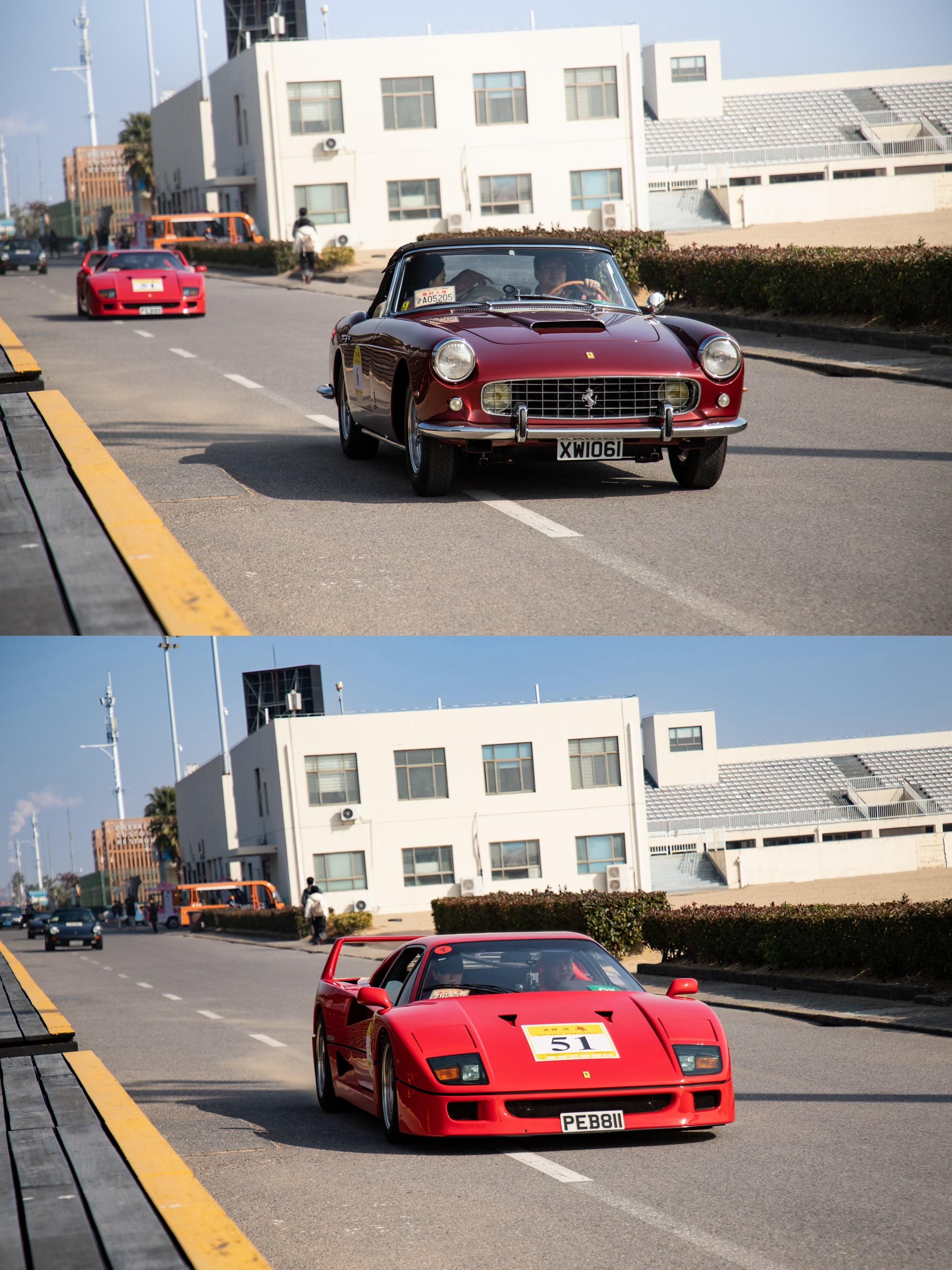 当这些老车驶过上海街头📷。今天早晨9点半从金山爱琴海缤纷里出发 来到...