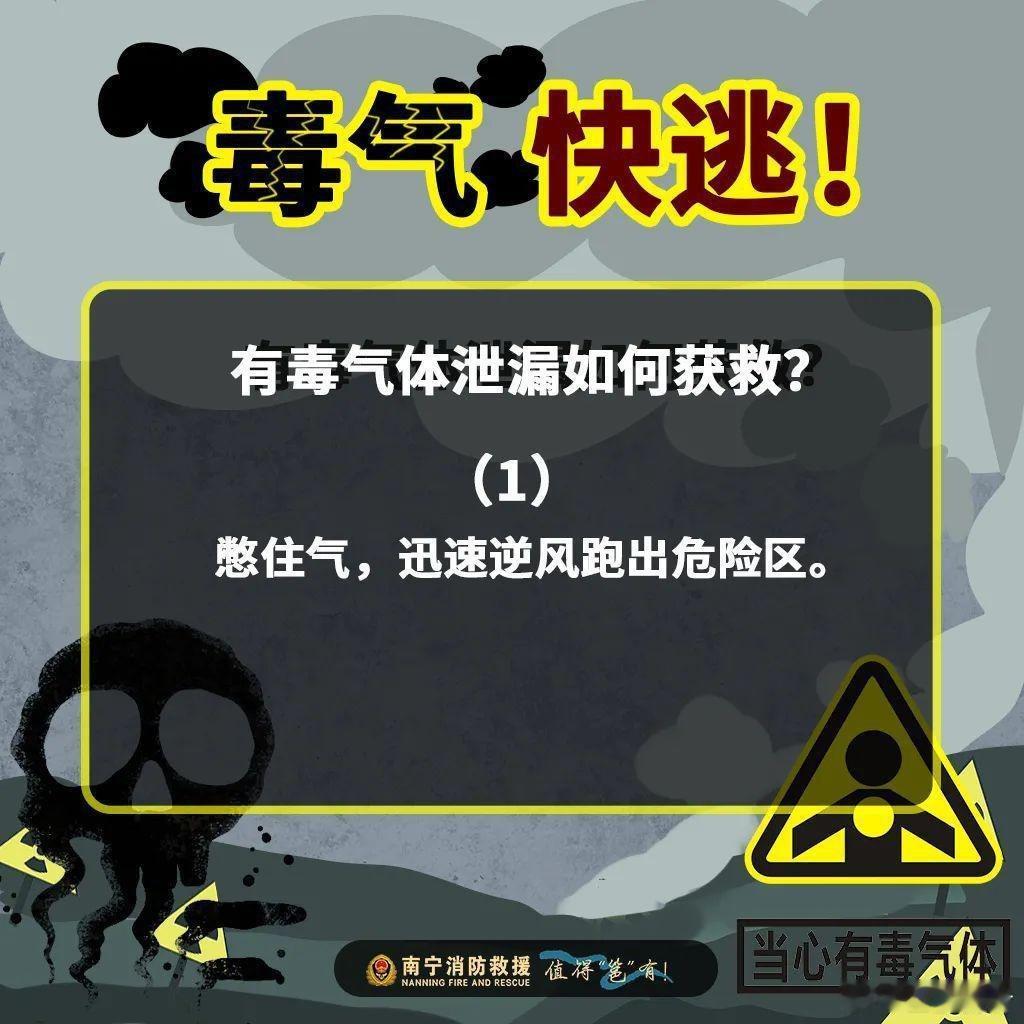 我们有可能会遇到有毒气体泄漏的情况可能是家中的煤气，也可能是路上槽罐车车祸泄漏出
