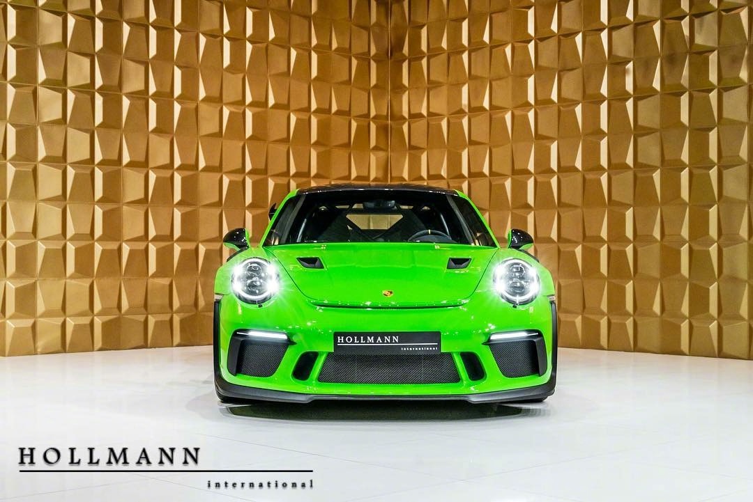 保时捷911 GT3RS的这个绿太骚了[舔屏] ​​​