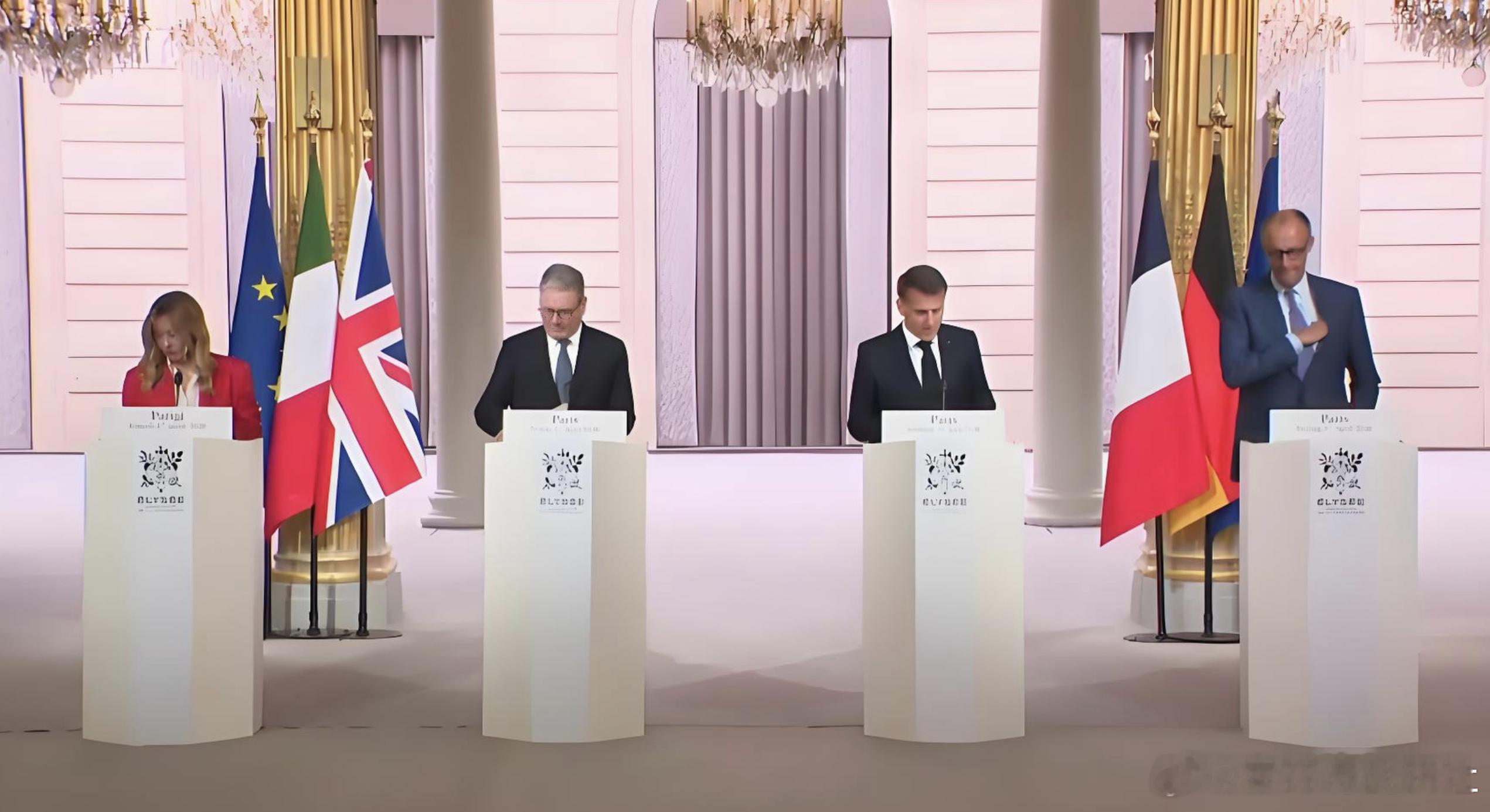 欧洲四国罕见抱团怼以色列 ，这次动真格了？英法德意突然发了份联合声明，矛头直指以