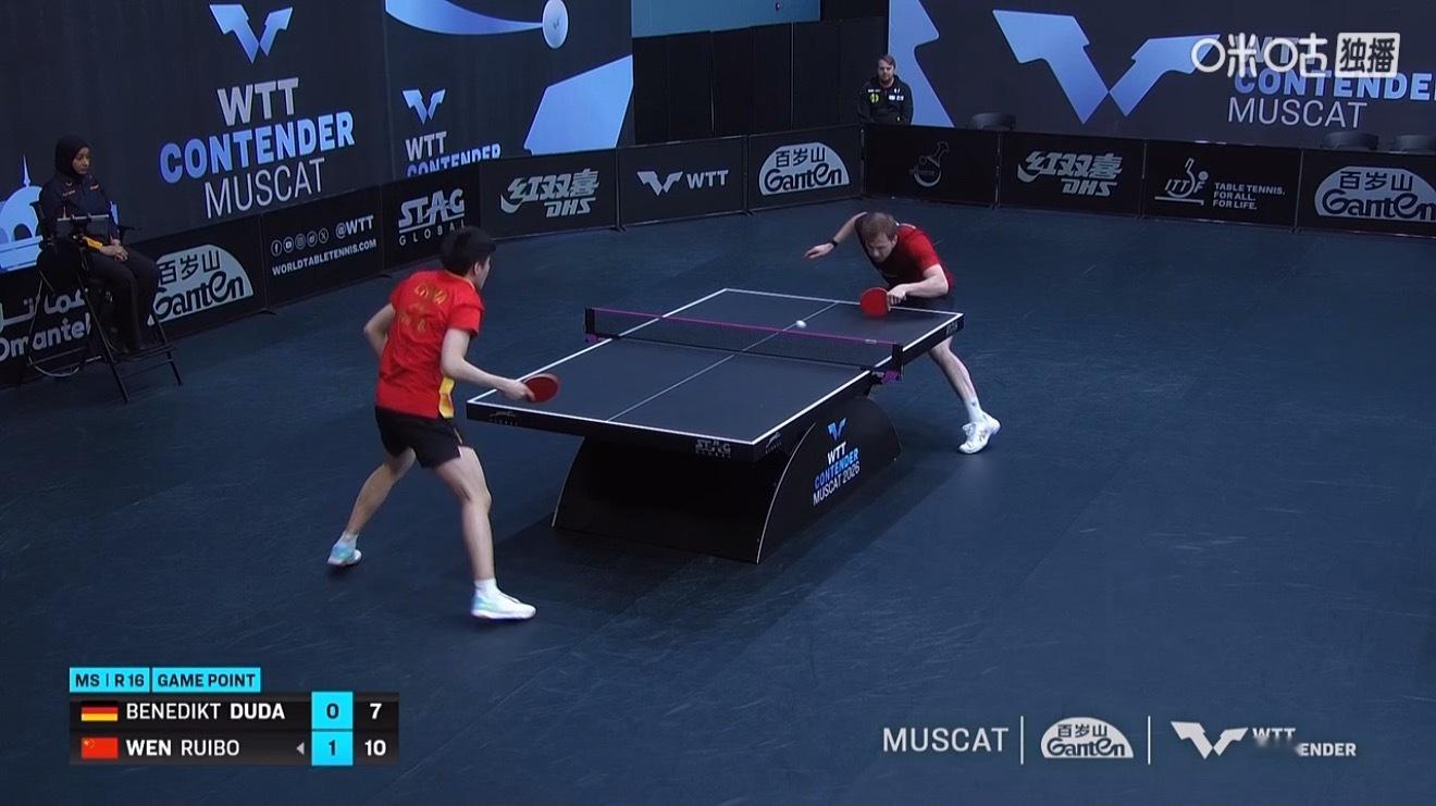 温瑞博2-0杜达向鹏0-1安东我服了这个杜达了