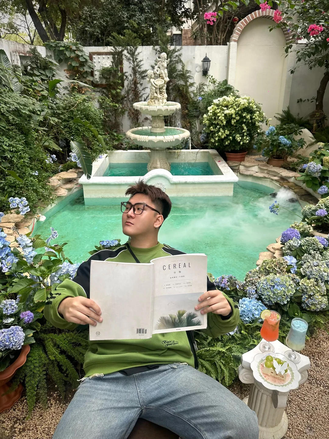 在桂林！！为了这家喷泉花园⛲️我愿意来100次！