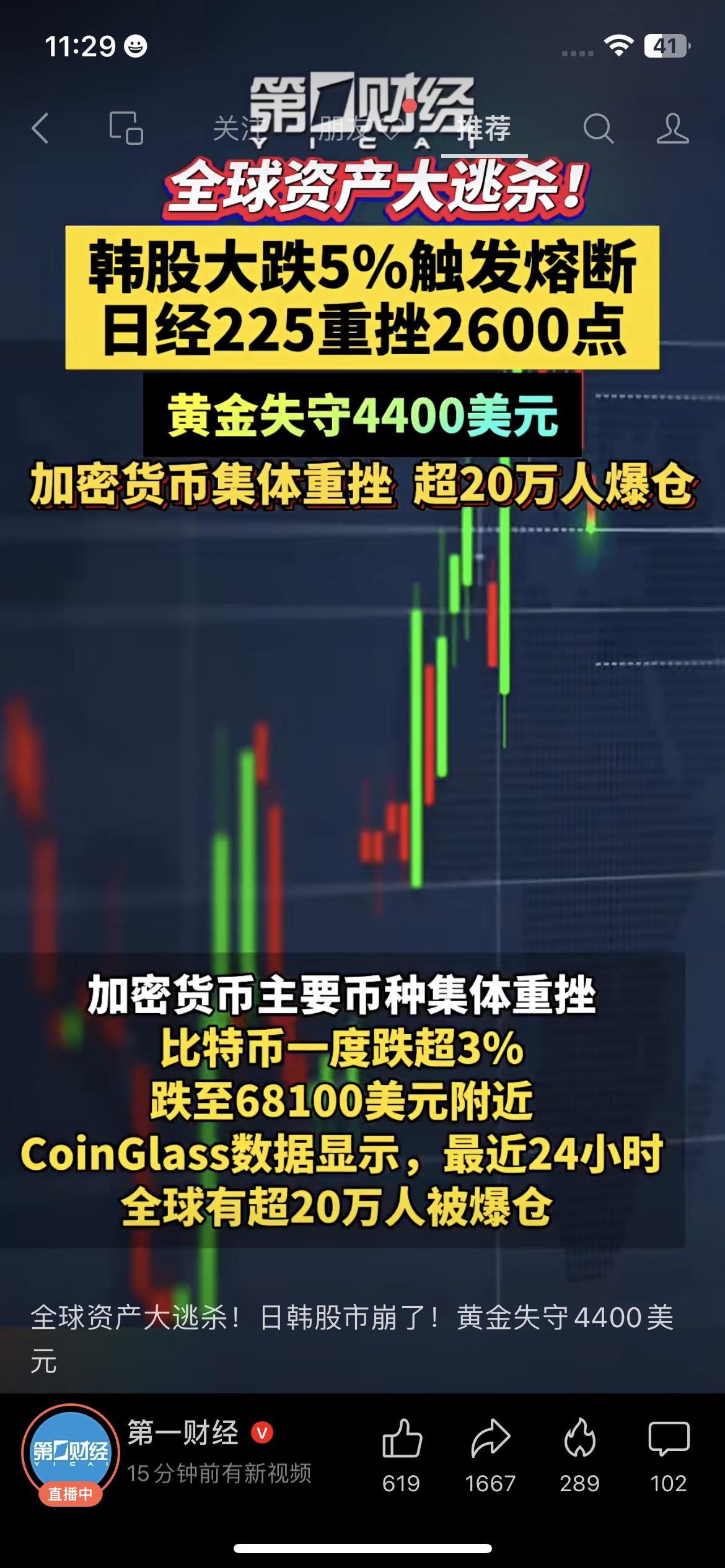 韩股熔断、日经重挫，黄金白银暴跌，地缘冲突下资产该怎么配？
全球市场大幅震荡，韩